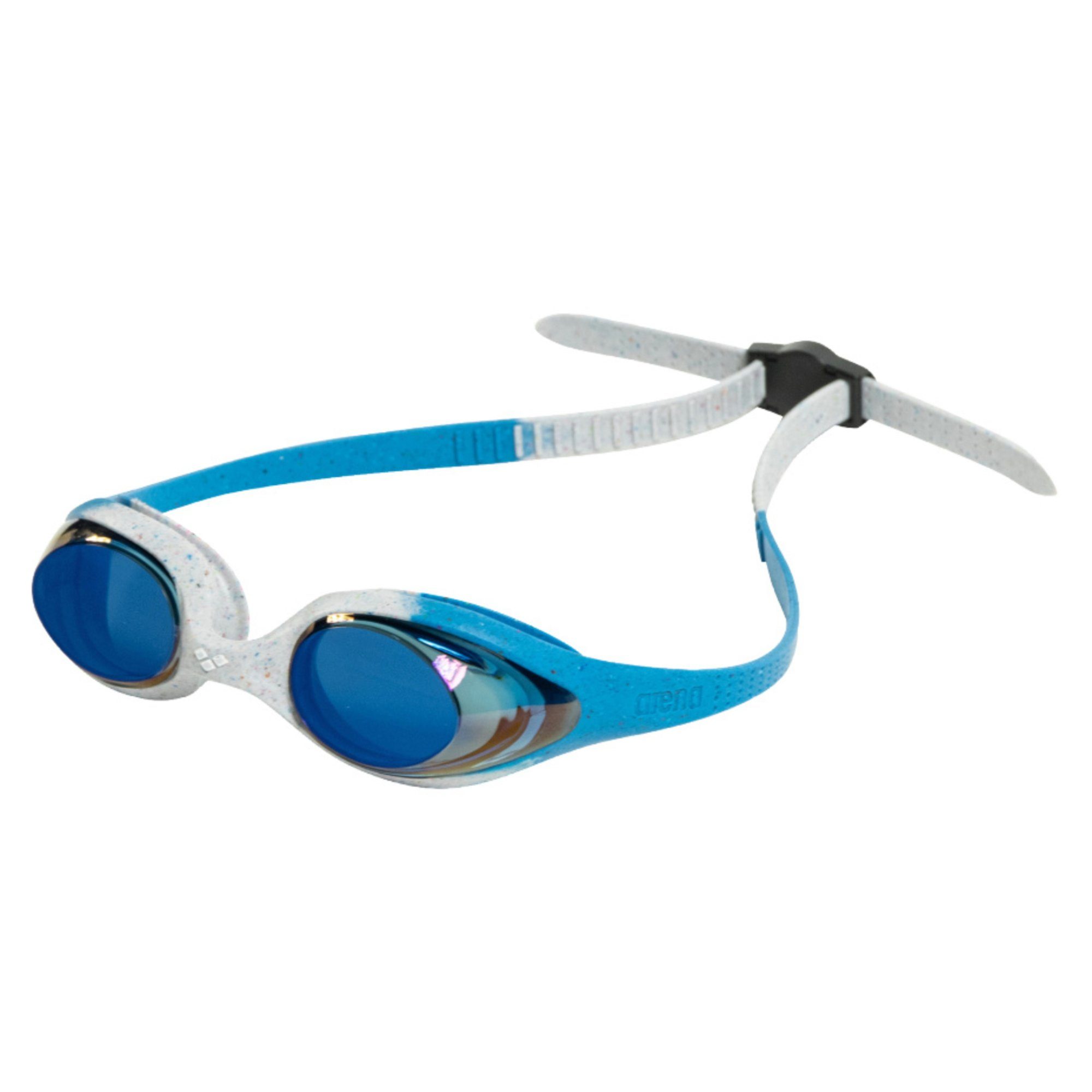 Arena Schwimmbrille arena Spider Junior Mirror r-blue-grey-lue