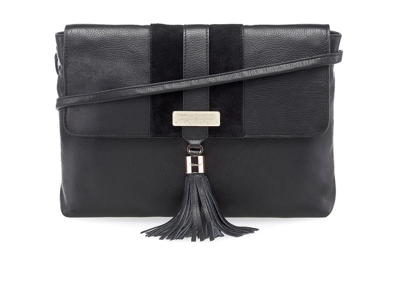 Tamaris Umhängetasche Marisa (Set), Marcel Ostertag Koll. Damen Leder Crossbody Bag Handtasche rosegold