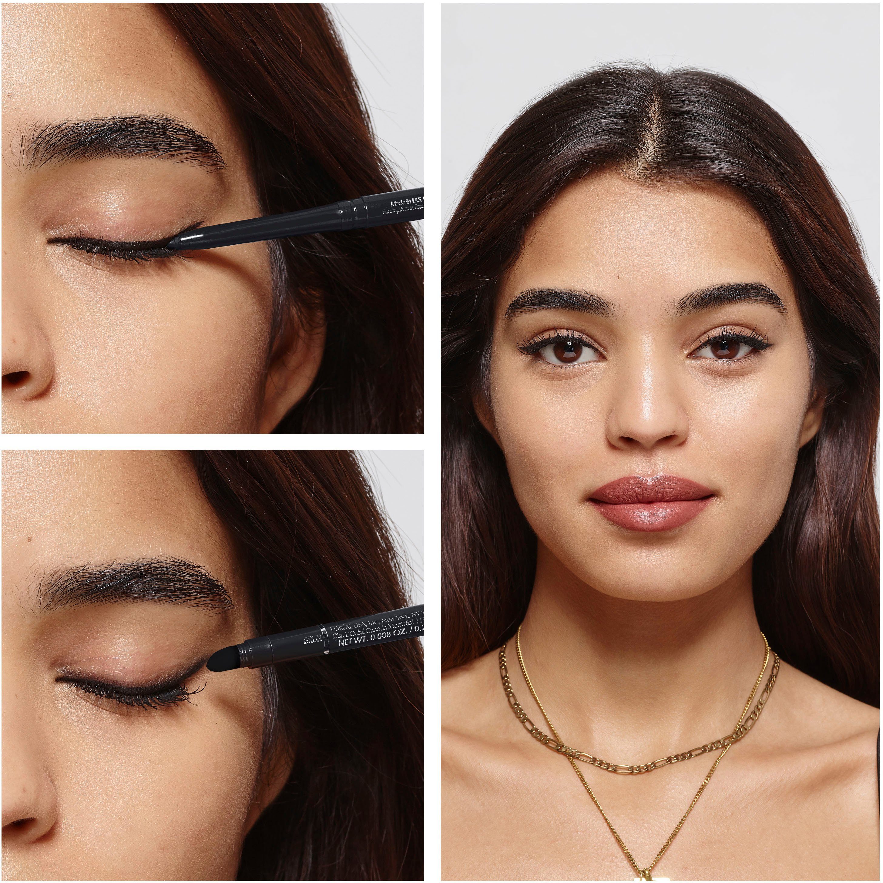 L'ORÉAL PARIS Eyeliner INFAILLIBLE AUTOMATIC GRIP EYELINER, für einen langanhaltenden Lidstrich und optimales verblenden – Bild 4 von 5