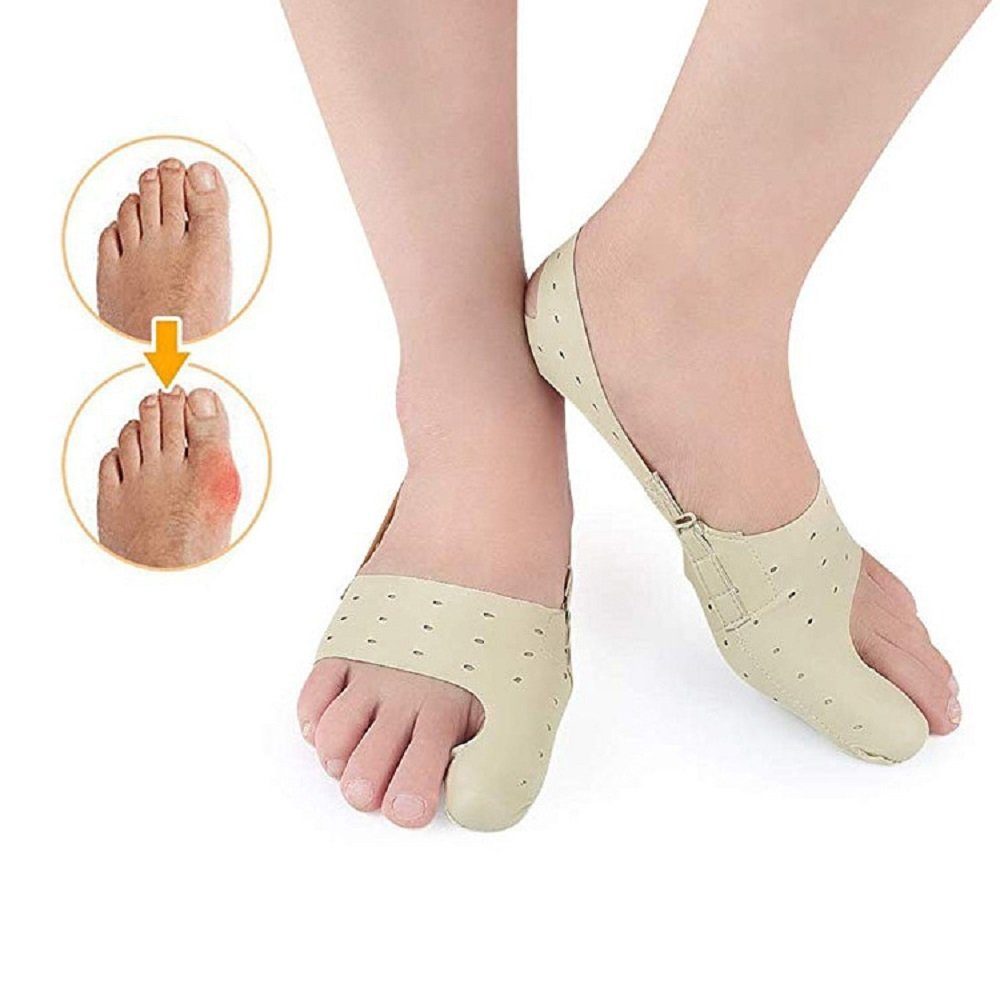 COOL-i ® Hallux-Bandage Hallux Valgus Bandage – 1 Paar weiche,für Ballenzehen, atmungsaktive Zehenkorrektur-Bandage