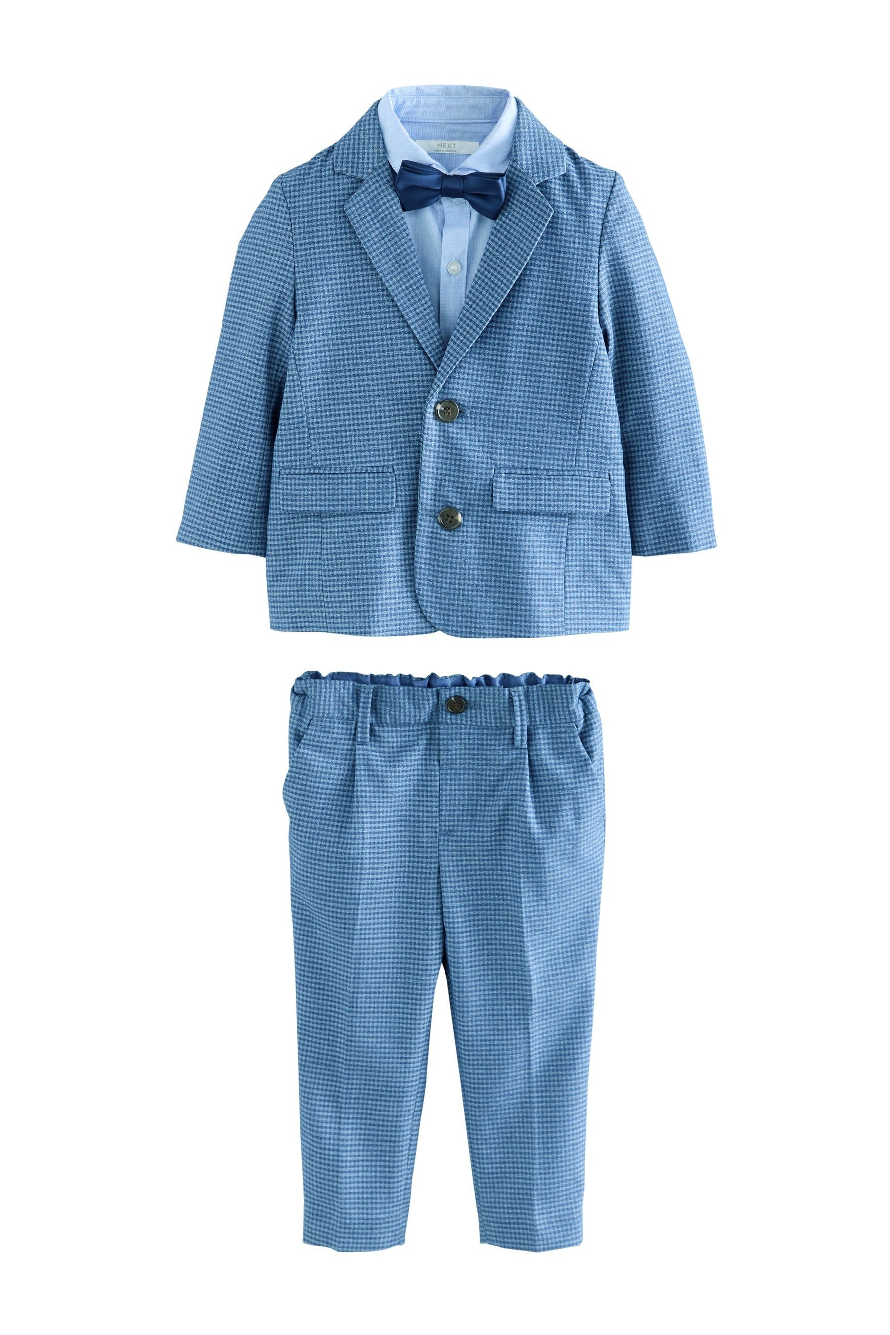 Shirt, Hose & Jäckchen Set aus Sakko, Hemd, Hose & Fliege