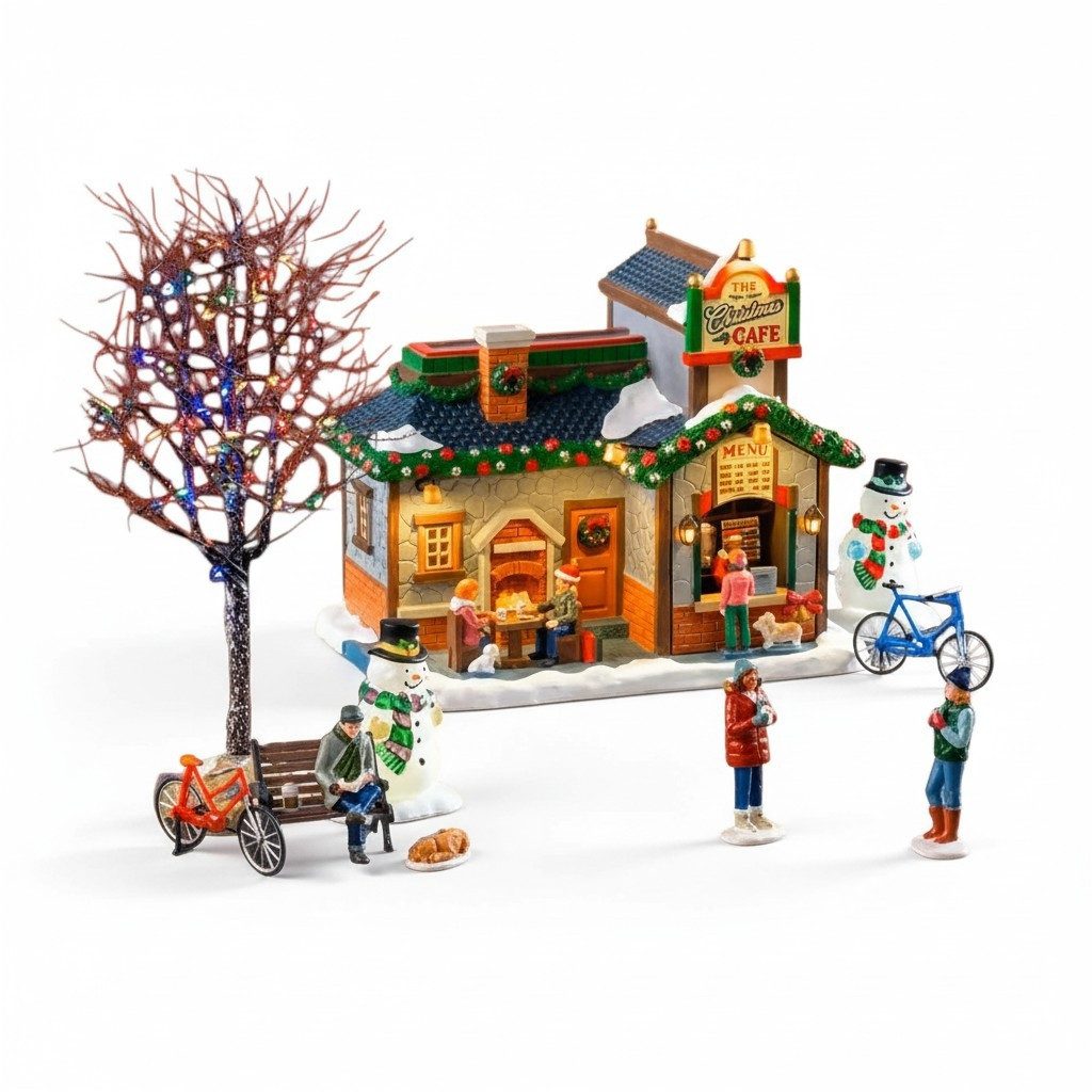 LeMax Winterlandschaft LEMAX 56675 - The Christmas Café Set
