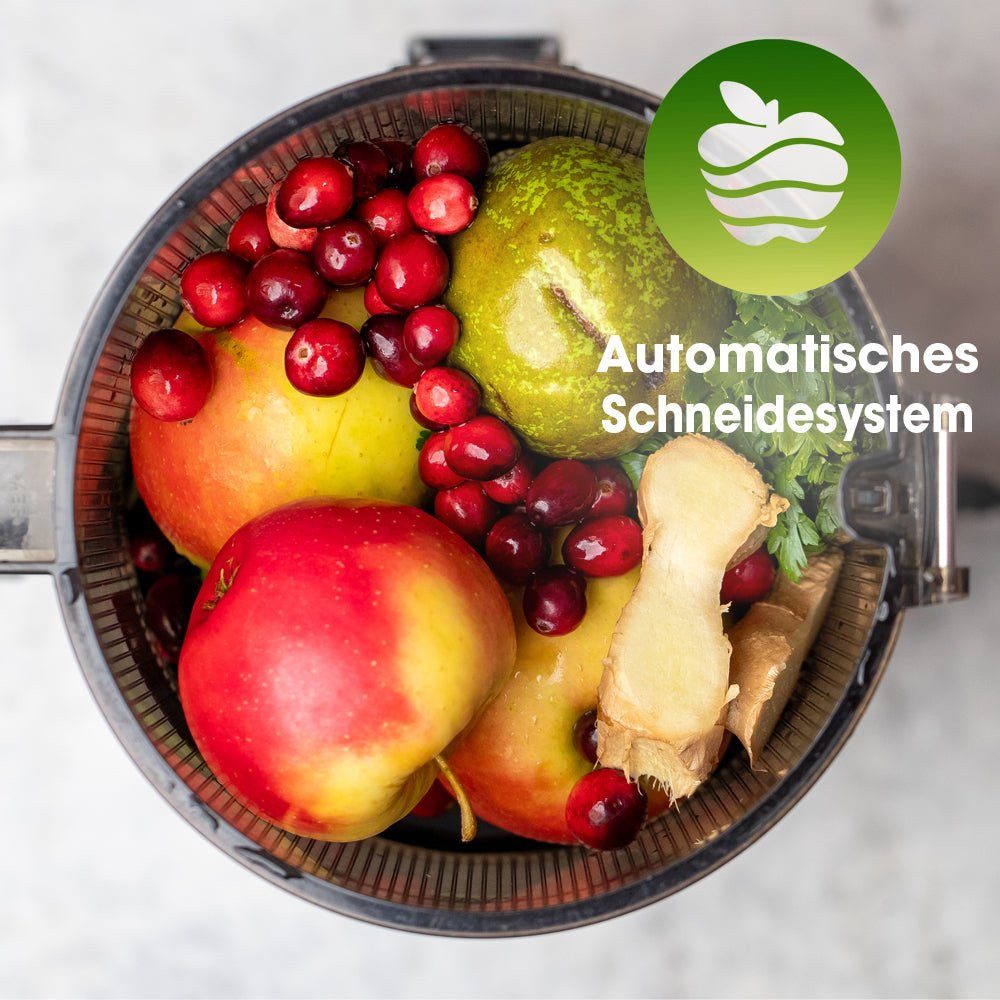 Kuvings Slow Juicer KUVINGS AUTO10S HANDS-FREE SLOW JUICER Premium (KHS-2591CE), 200 W, 3.000-ml-Hopper,Saft, Smoothies, Sorbet, Nussmilch (mit Filter-Set) – Bild 3 von 5