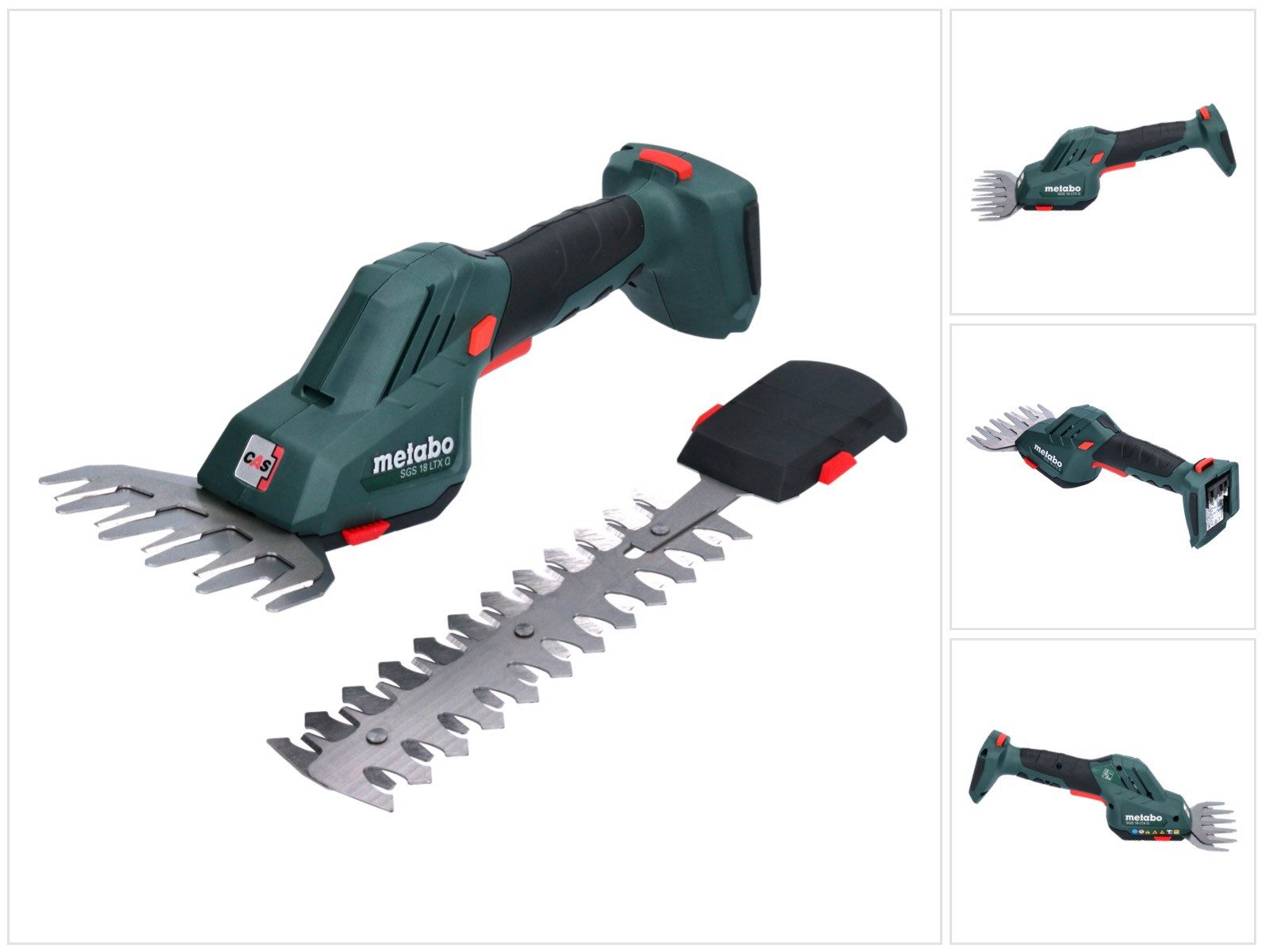 metabo Akku-Grasschere SGS 18 LTX Q Akku Gras und Strauchschere 18 V Solo (601609850)