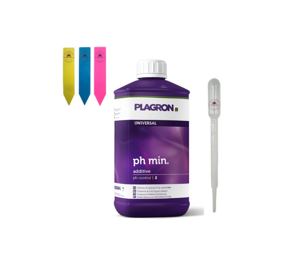 Plagron Pflanzendünger Plagron pH- Minus, 1L pH-Minus inklusive Dosierhilfe, Flüssiger pH-Senker für Nährlösungen
