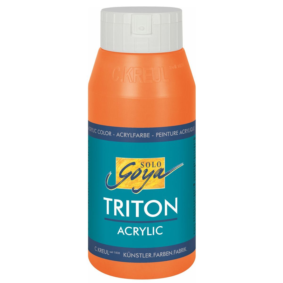 C. KREUL Acrylfarbe KREUL Acrylfarbe SOLO Goya TRITON aprikose 750ml Flasche