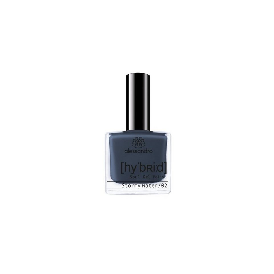 alessandro international Nagellack Alessandro Nagellack Hybrid Soul Gel  Polish 706 Stormy Water 8 ml, Langanhaltende Maniküre im Gel-Look