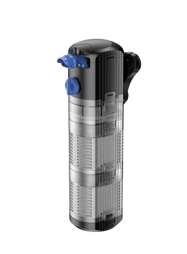 Aquaone Aquariumfilter AquaOne Aquarium Filter CF-700S I Innenfilter für Aquarien bis 150 Liter I Pumpe mit 500 L/h Durchfluss I Aquariumfilter für Süß- und Meerwasser Becken