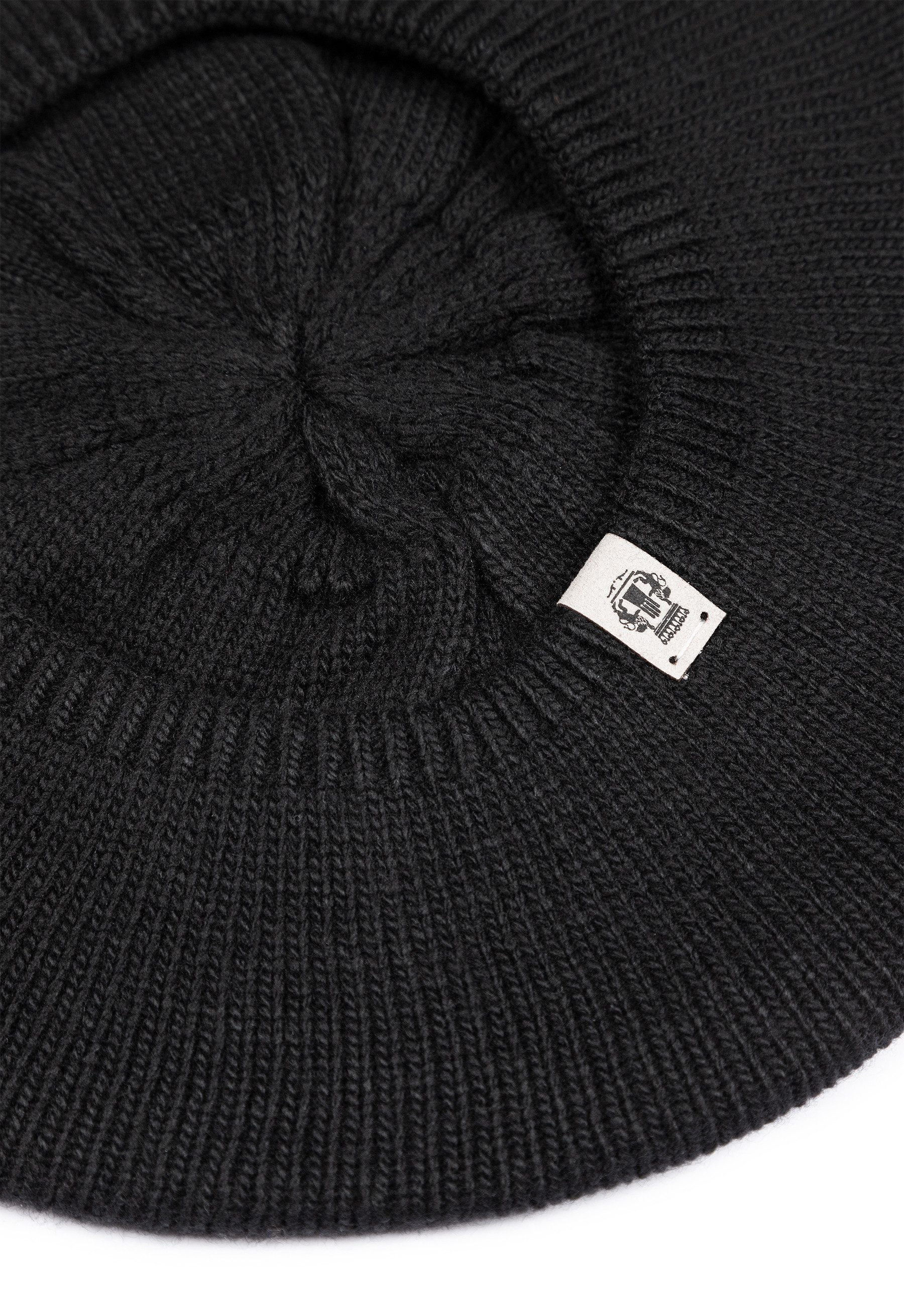 Roeckl Strickmütze ESSENTIALS BASKE Feinstrickmütze mit Rippbündchen