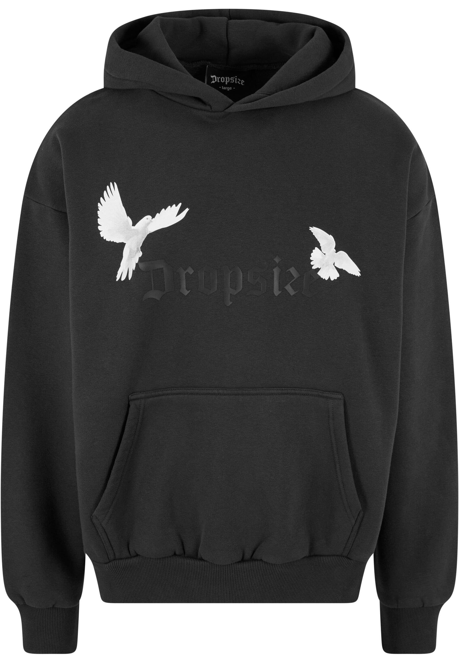 Dropsize Kapuzensweatshirt Dropsize Herren Heavy Oversize Doves Hoodie (1-tlg)