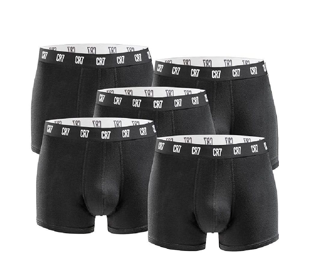 CR7 Boxer CR7 5er Pack Boxershorts Trunk Herren by Cristiano Ronaldo Black- günstig online kaufen