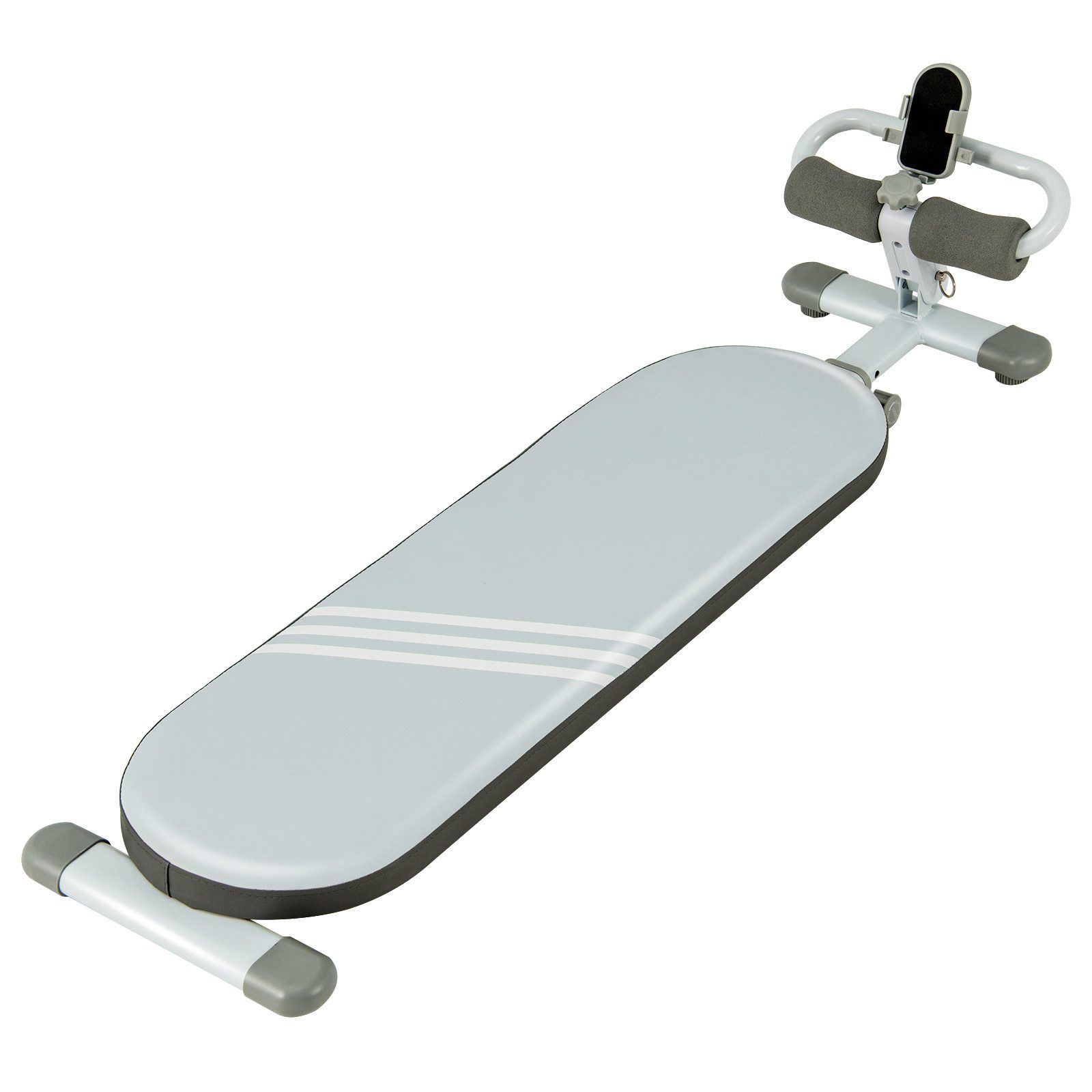 COSTWAY Bauchtrainer, Sit-Up-Bank mit 3-fach verstellbaren Winkeln & verstellbarer Длина