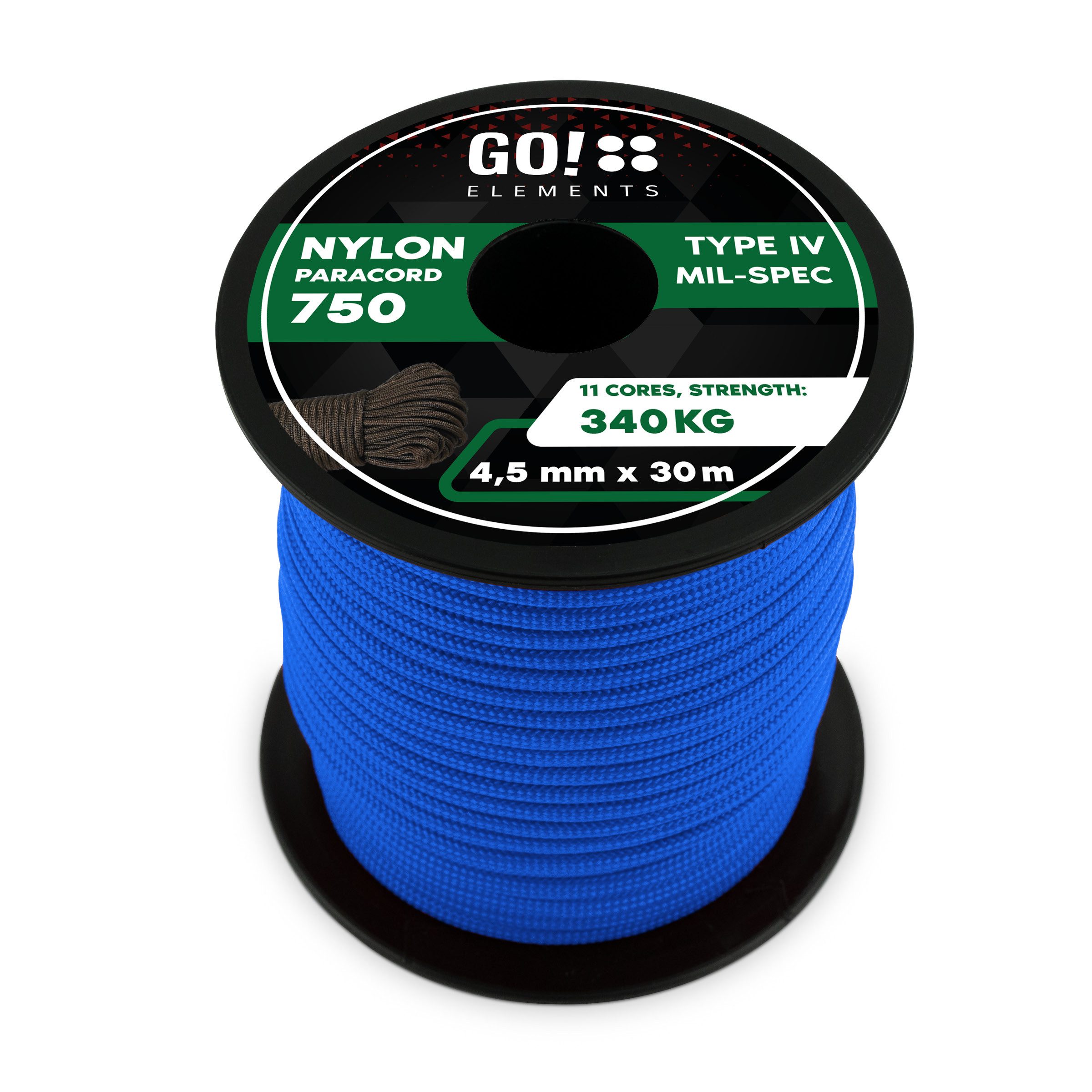 GO!elements Paracord 750 - 4,5mm Seil