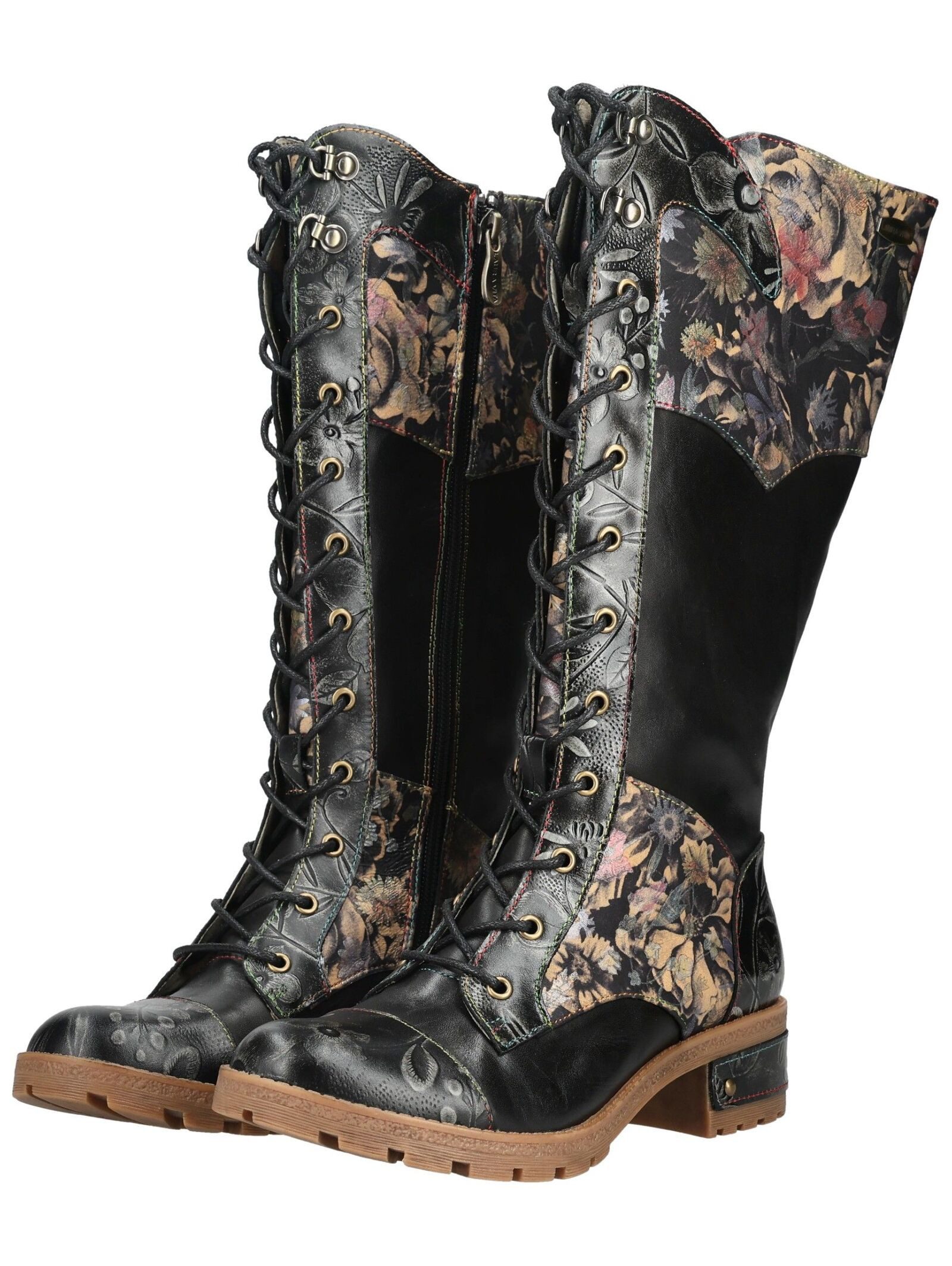 LAURA VITA LAURA VITA Stiefel Leder/Textil Schnürstiefel – Bild 4 von 5