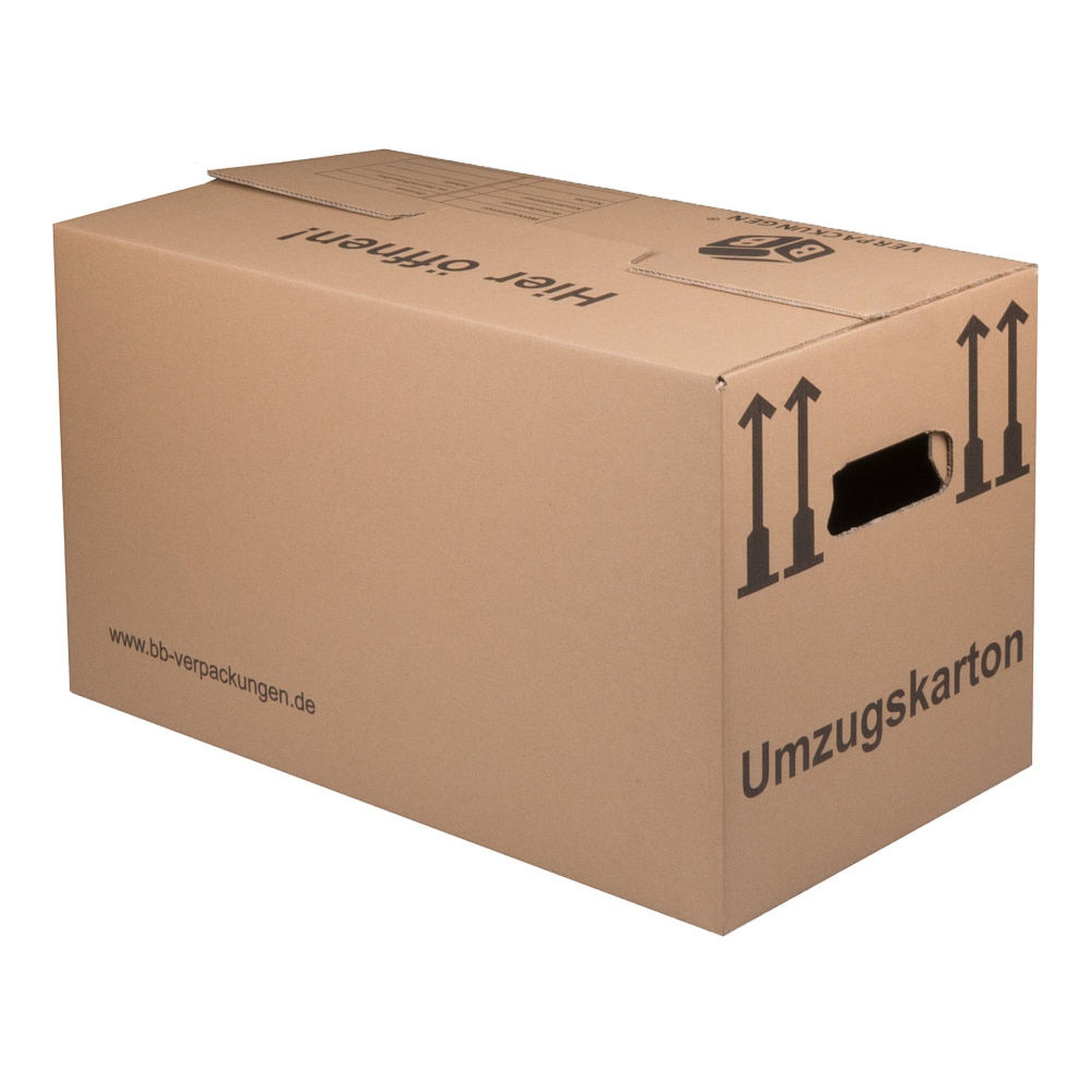 BB-Verpackungen Umzugskarton Spedition XXL, 2-wellig, 40kg Traglast, 650 mm x 350 mm x 370 mm – Bild 2 von 5