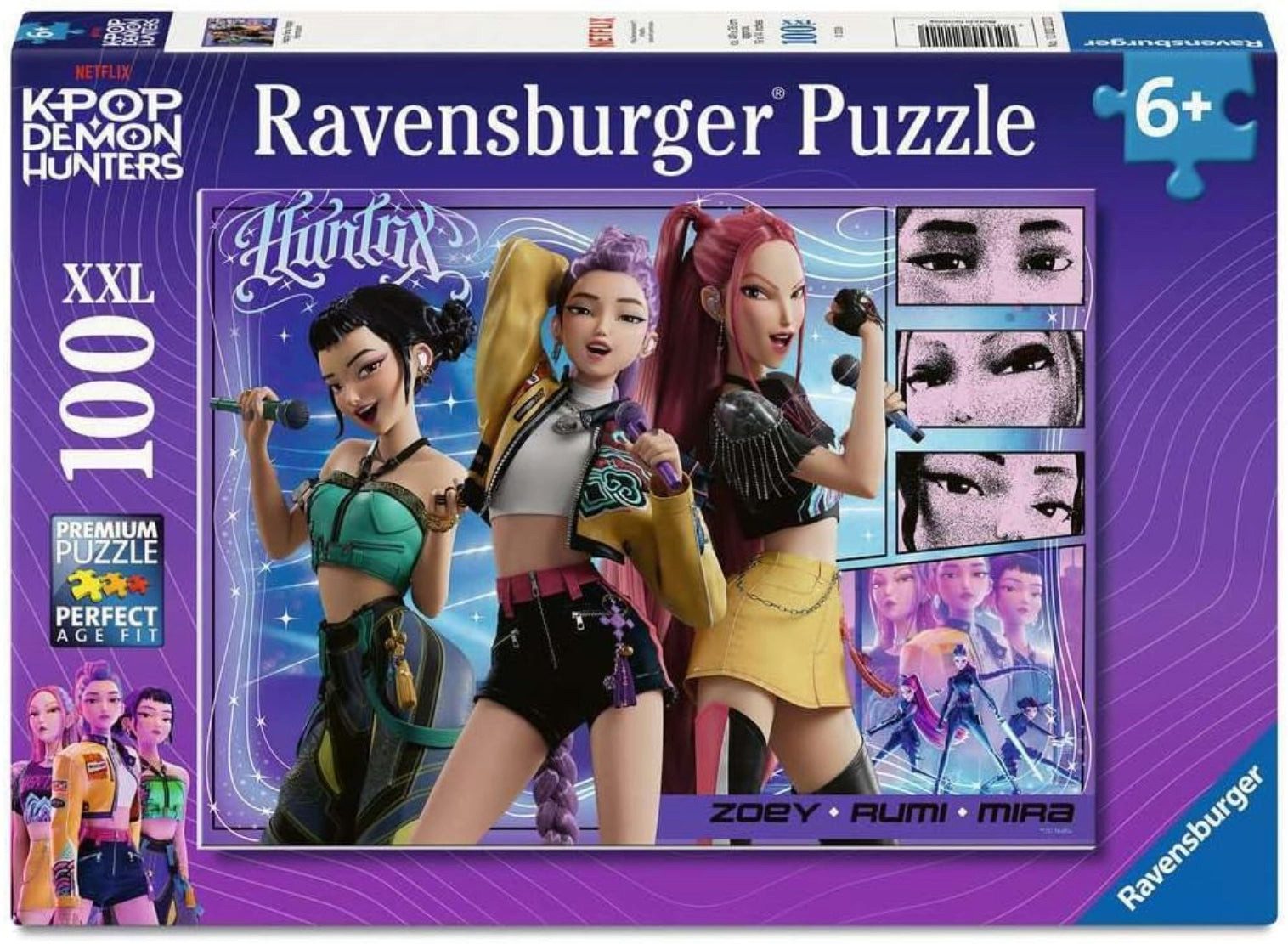 Ravensburger Spiel Ravensburger KPop Demon Hunters 100 Teile XXL Puzzle ab 6 Jahren