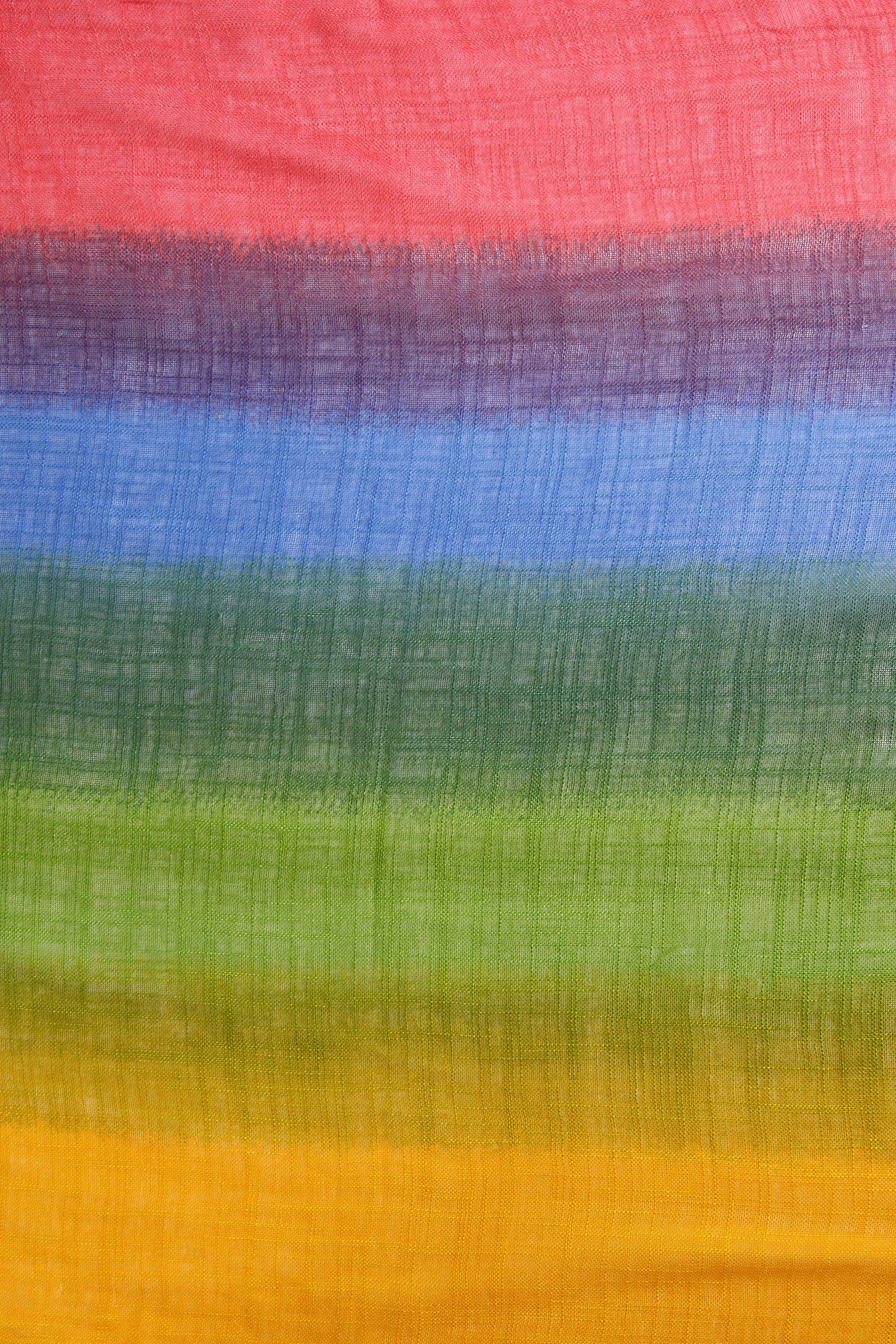 COLLEZIONE ALESSANDRO Modeschal (1-St), buntem in Design Regenbogen