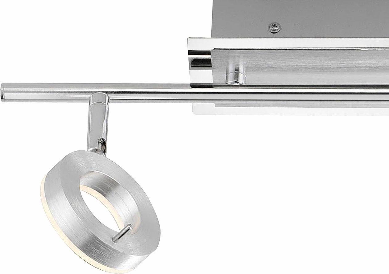 Paul Neuhaus Deckenleuchte SILEDA, LED fest integriert, Warmweiß, inkl. festverbaute LED, IP44, Spotköpfe verstellbar