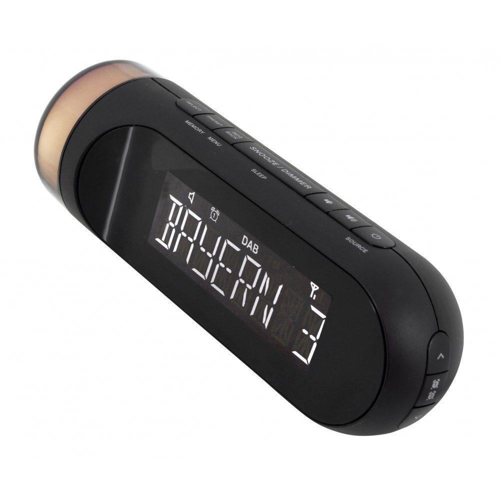 Soundmaster UR6600SW - Uhrenradio - schwarz Uhrenradio