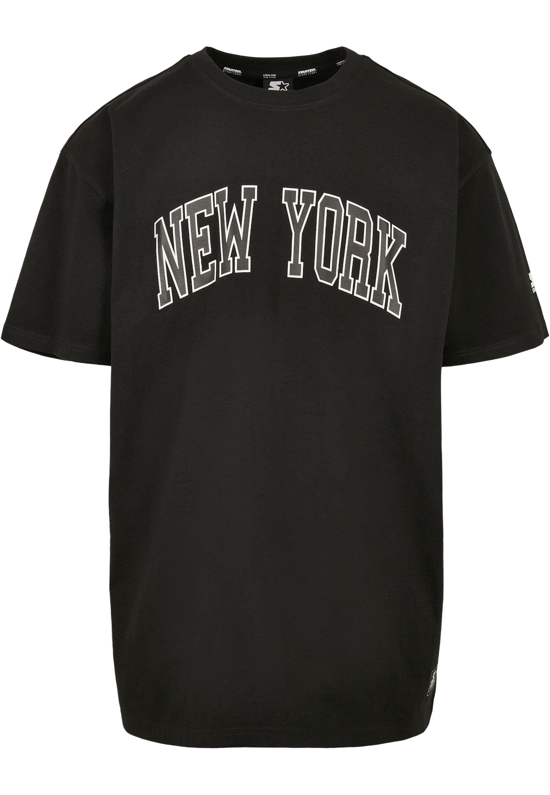 Starter T-Shirt Herren Starter New York Tee (1-tlg) black