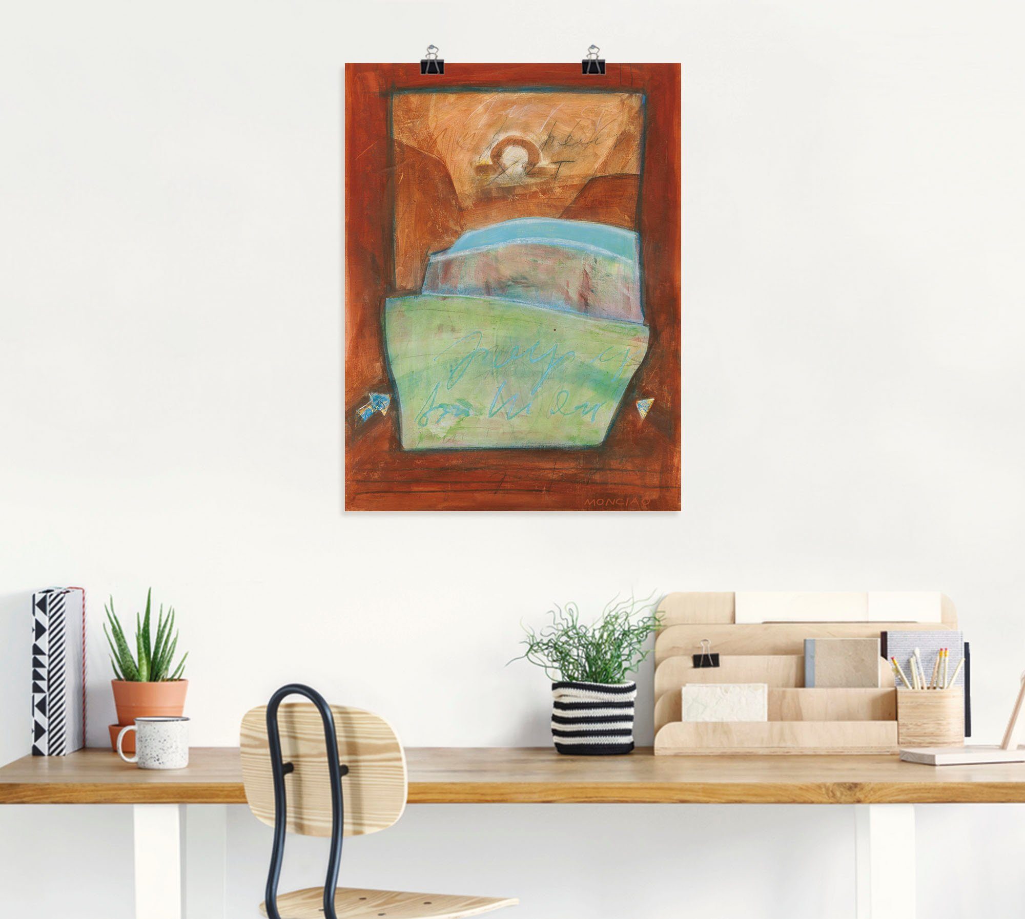 Artland Wandbild »Weitsicht«, Gegenstandslos (1 Stück), in vielen Größen & Produktarten - Alubild / Outdoorbild für den Außenbereich, Leinwandbild, Poster, Wandaufkleber / Wandtattoo auch für Badezimmer geeignet-HomeTrends