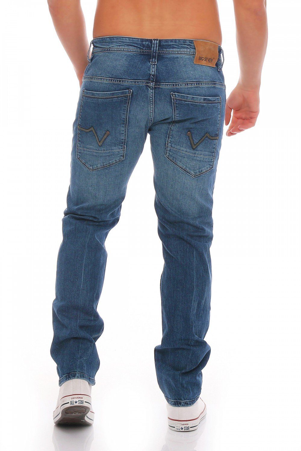 Big Seven Regular-fit-Jeans Big Seven Jake Montana Regular Fit Herren Jeans Hose