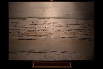 KUNSTLOFT Gemälde Ozean der Sehnsucht 122.5x82.5 cm, Leinwandbild 100% HANDGEMALT Wandbild Wohnzimmer