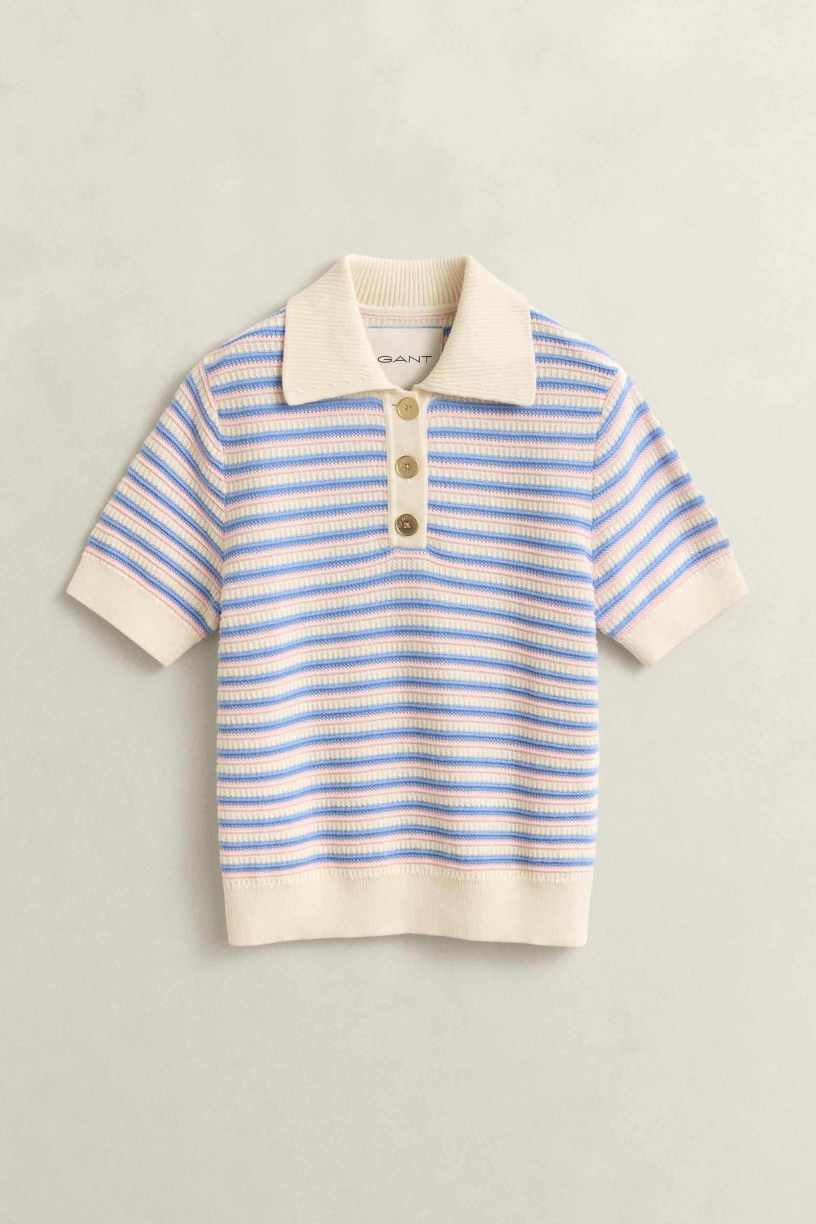 Gant Strickpullover TEXTURED MULTISTRIPE RUGGER