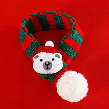 Dekorative Hundekostüm Hund und Katze Weihnachtsschal Kostüme Tierkleid für Weihnachten