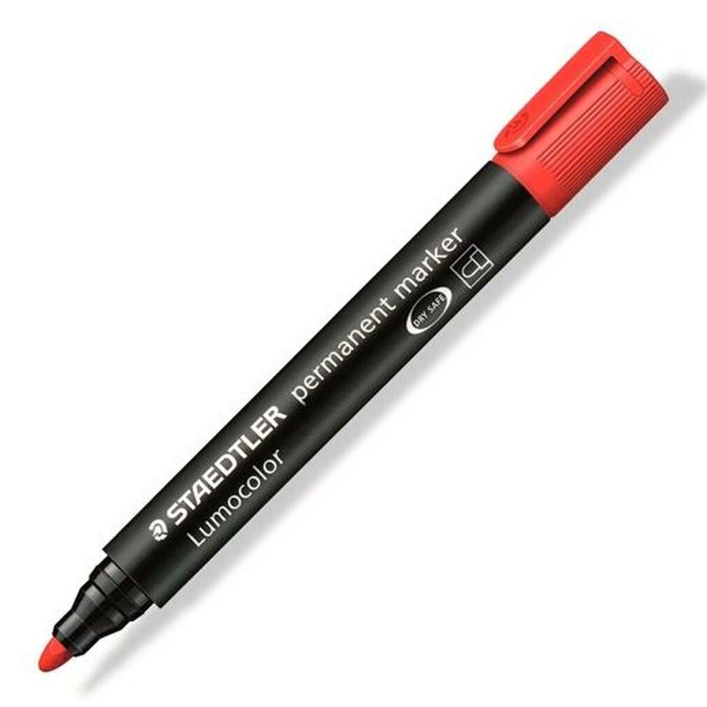 Thumbnail - STAEDTLER Marker Dauermarker Lumocolor 352-2 Rot (10 Stück)