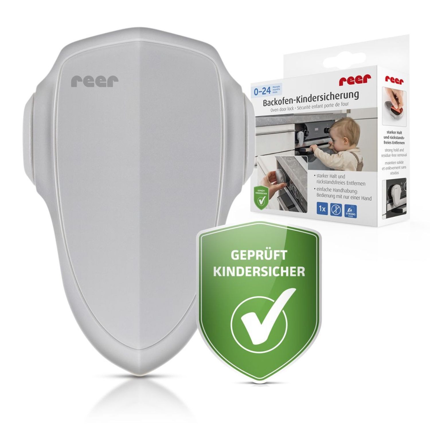 Kindersicherung Grau