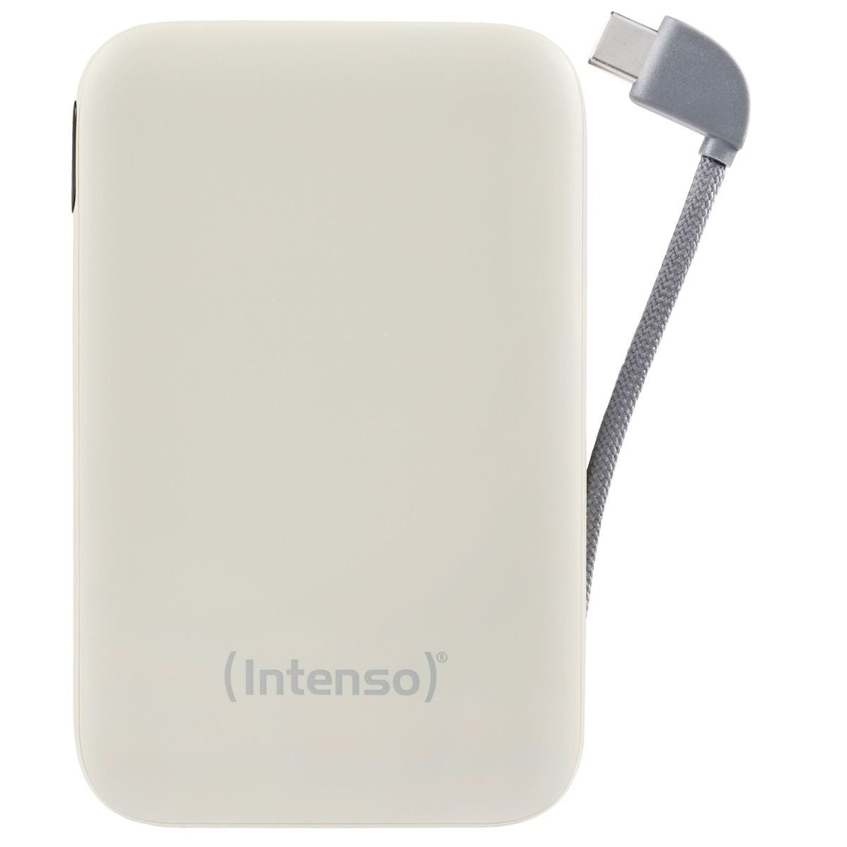 Intenso Powerb. S10000 10000mAh integr.USB-C Kabel,beige Powerstation
