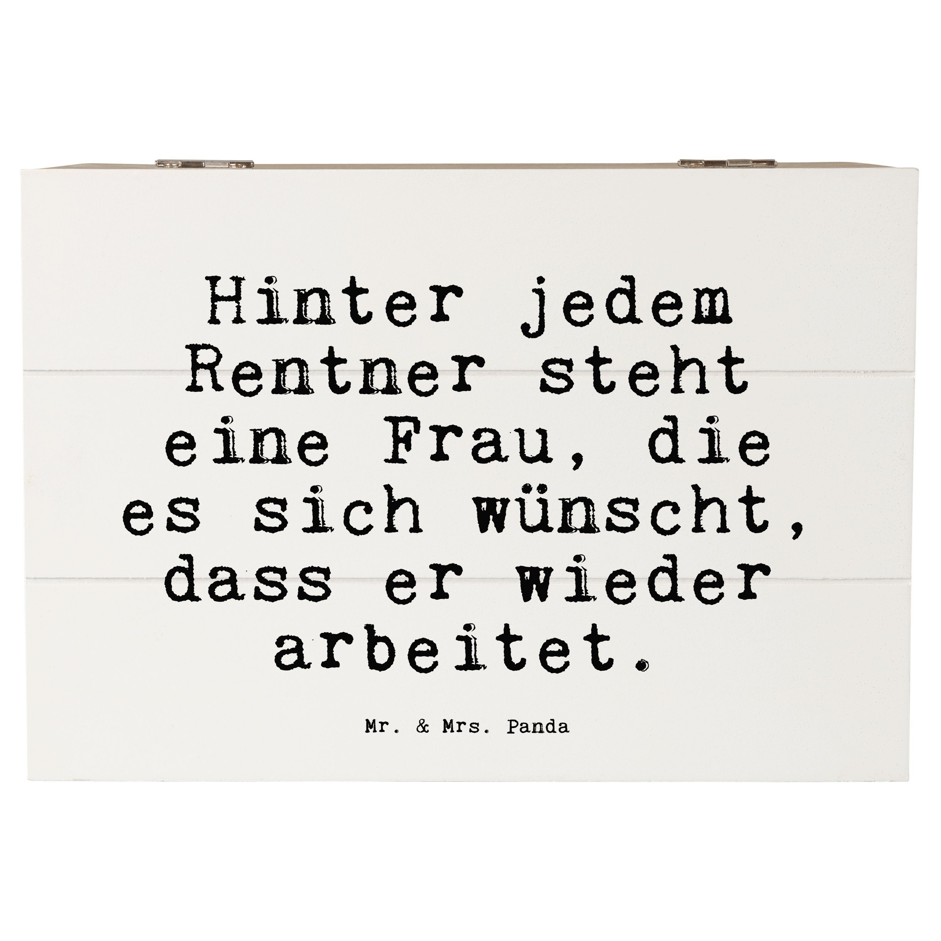 Mr. & Mrs. Panda Dekokiste »Hinter jedem Rentner steht... Weiß