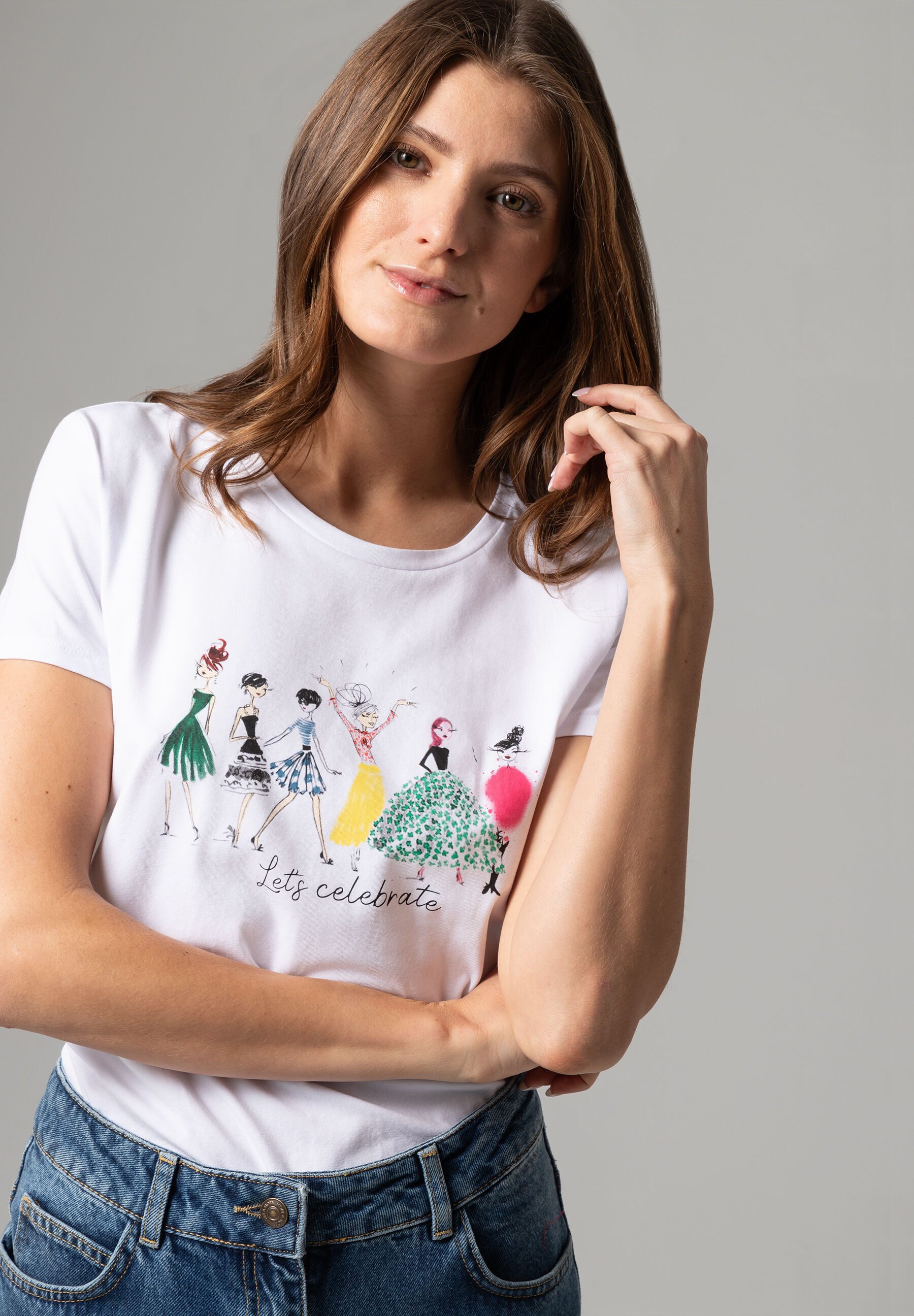 Kurzarmshirt Printshirt