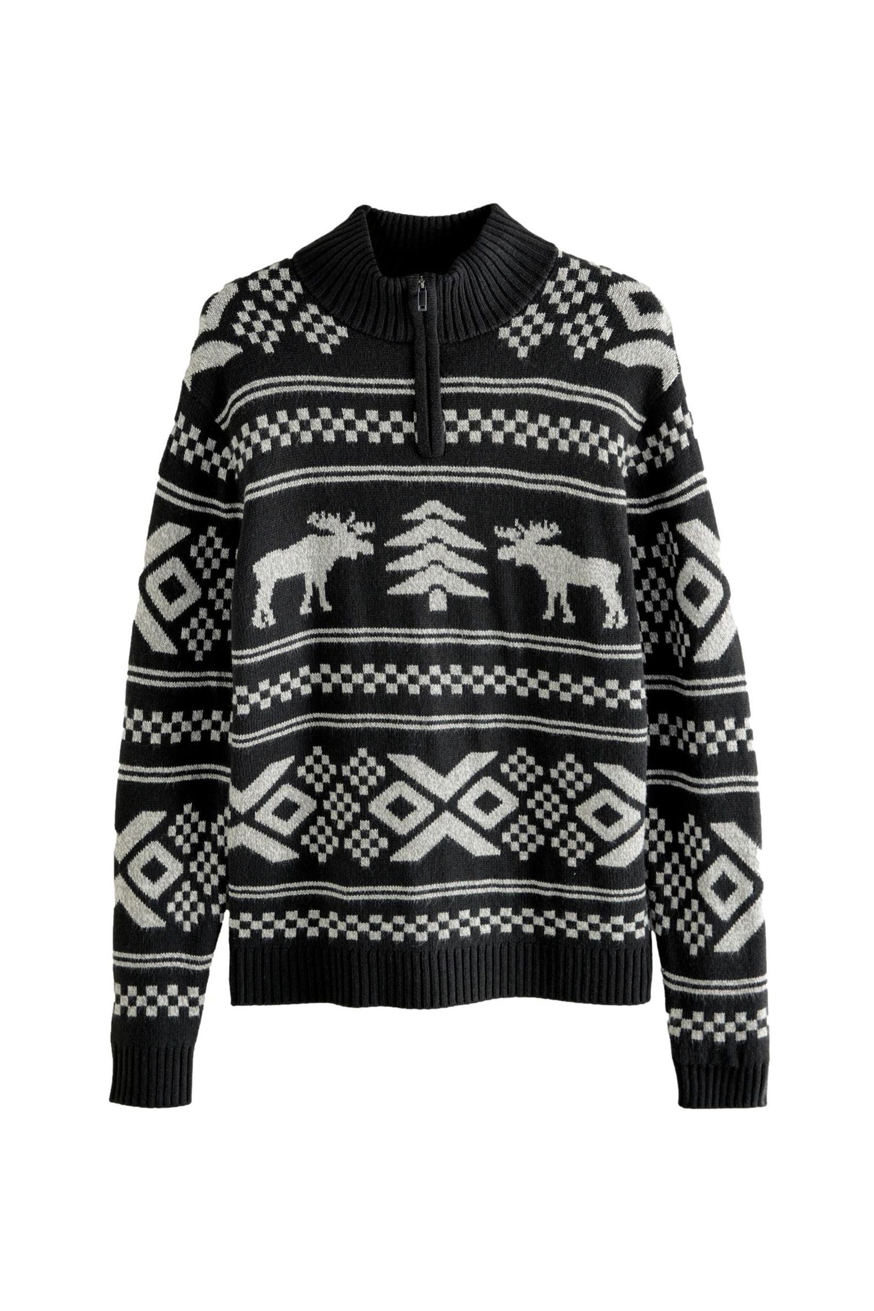 Next Troyer Weihnachtlicher Troyer mit Viertel-RV, Hirsch (1-tlg) günstig online kaufen