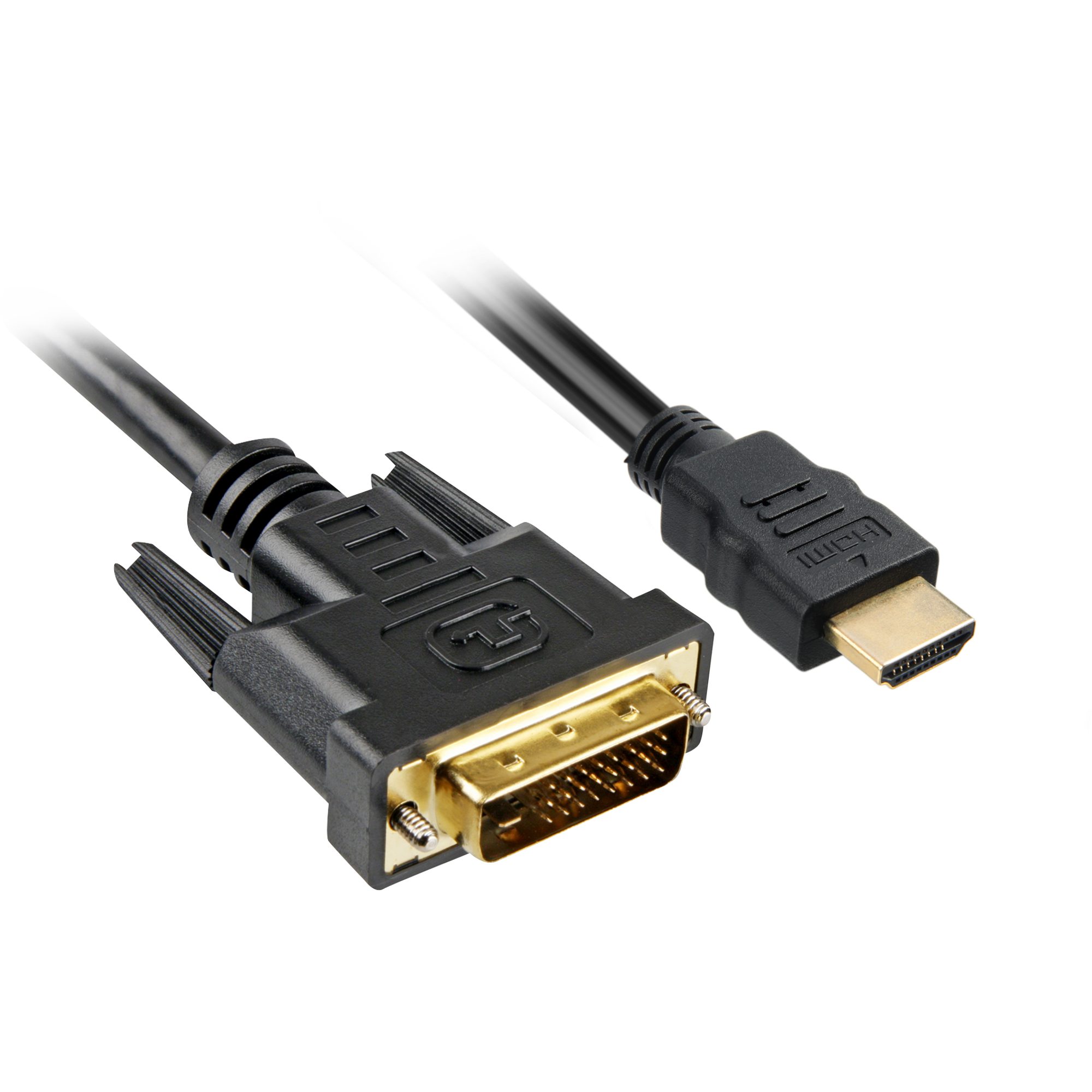 Sharkoon Sharkoon Adapterkabel HDMI > DVI-D, Kabel, (3 Meter, Dual Link, 24+1) Audio- & Video-Kabel