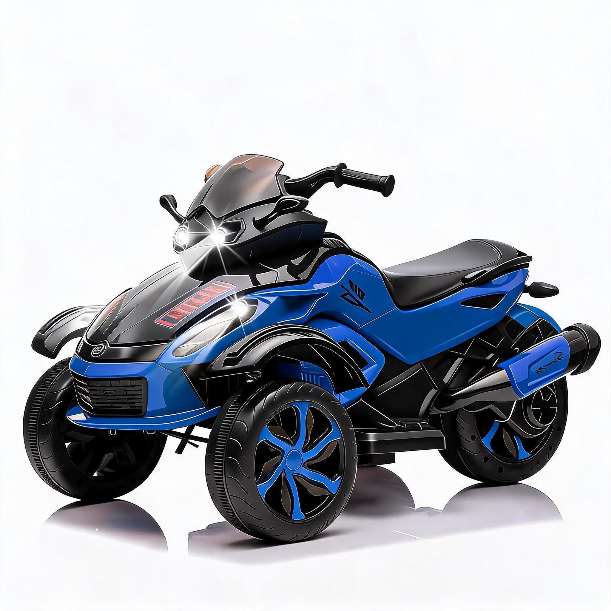 Elektro-Kinderquad Quad Electrique Enfants 12V, 45W Motor, 6,4 km/h, Musik & LED
