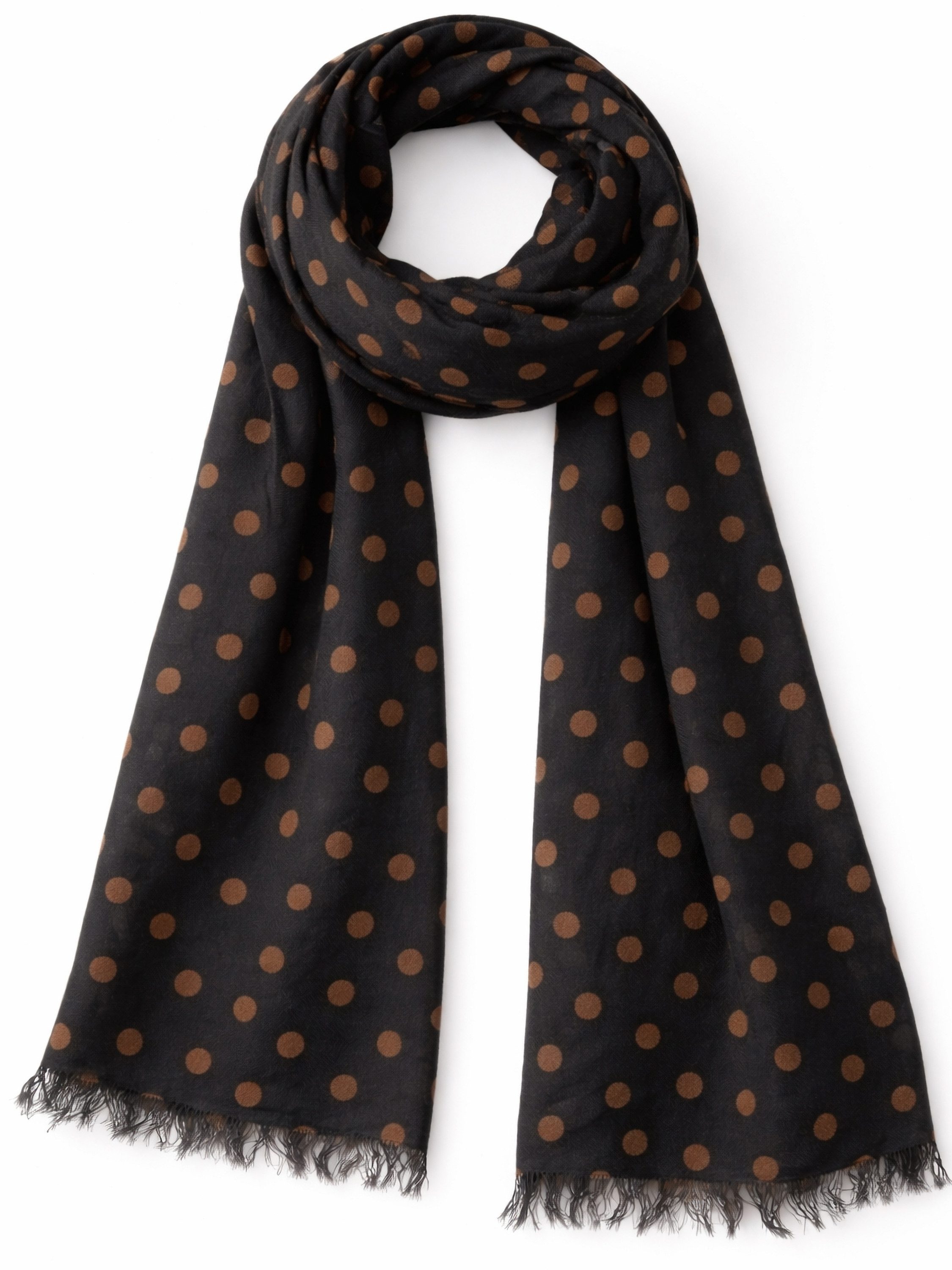 COLLEZIONE ALESSANDRO Modeschal Pünktchen, (1-St), Made in Italy, super-weiches Viskose