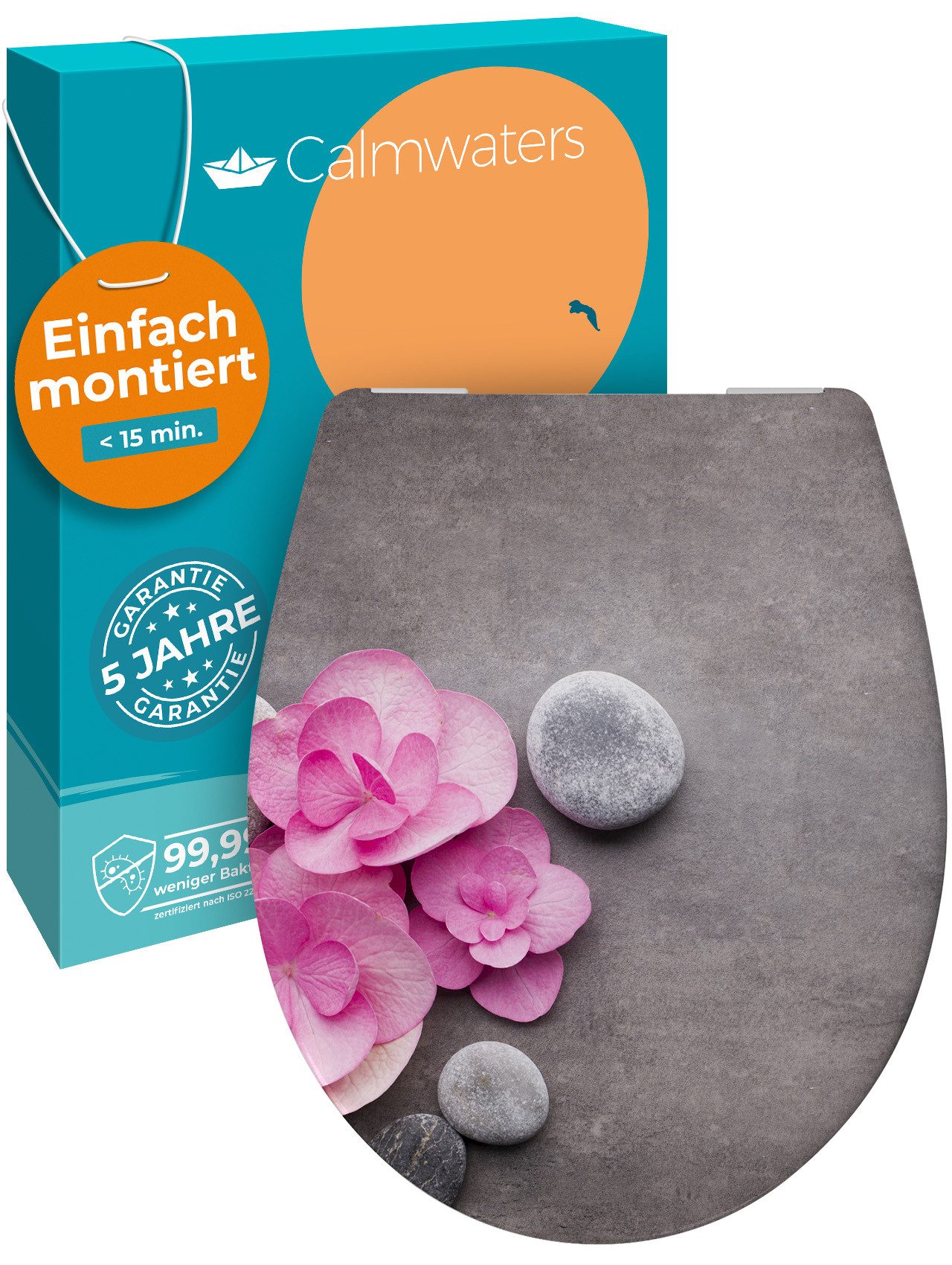 Calmwaters WC-Sitz Motiv Original, Motiv Orchidee, günstig online kaufen