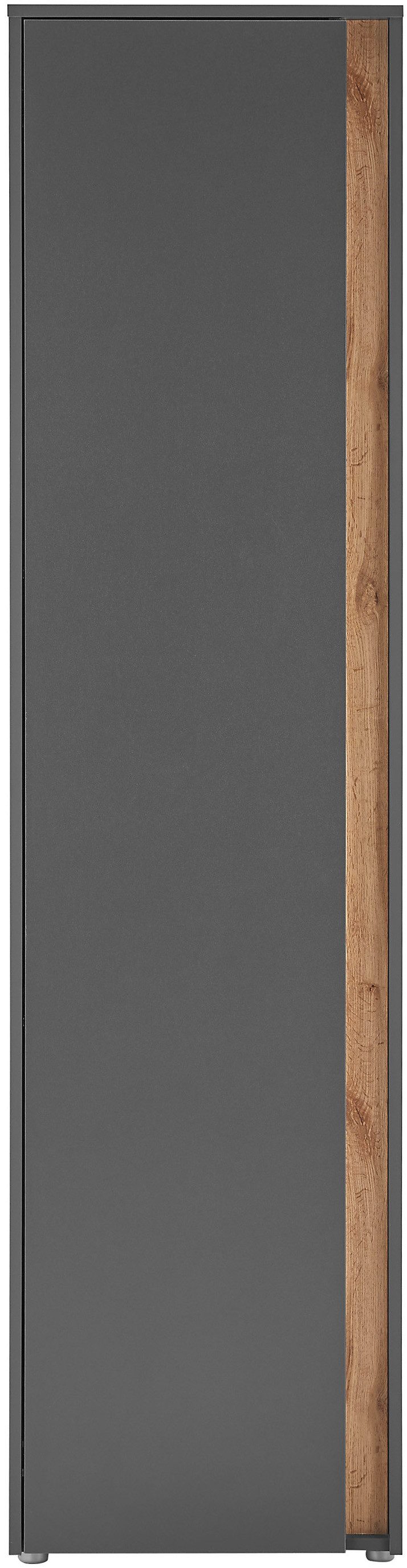 Home affaire Garderobenschrank GiRON/CiTY, moderner Schrank, Schuhschrank mit Stauraum 10 Fächer, modernes Design, Tür beidseitig montierbar, 50 cm breit