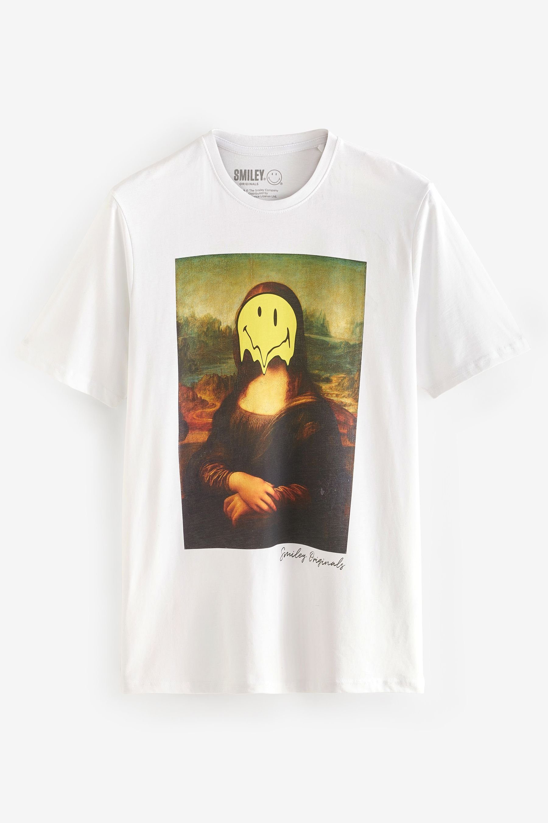 Lizenziertes T-Shirt, (1-tlg) T-Shirt Smiley Next