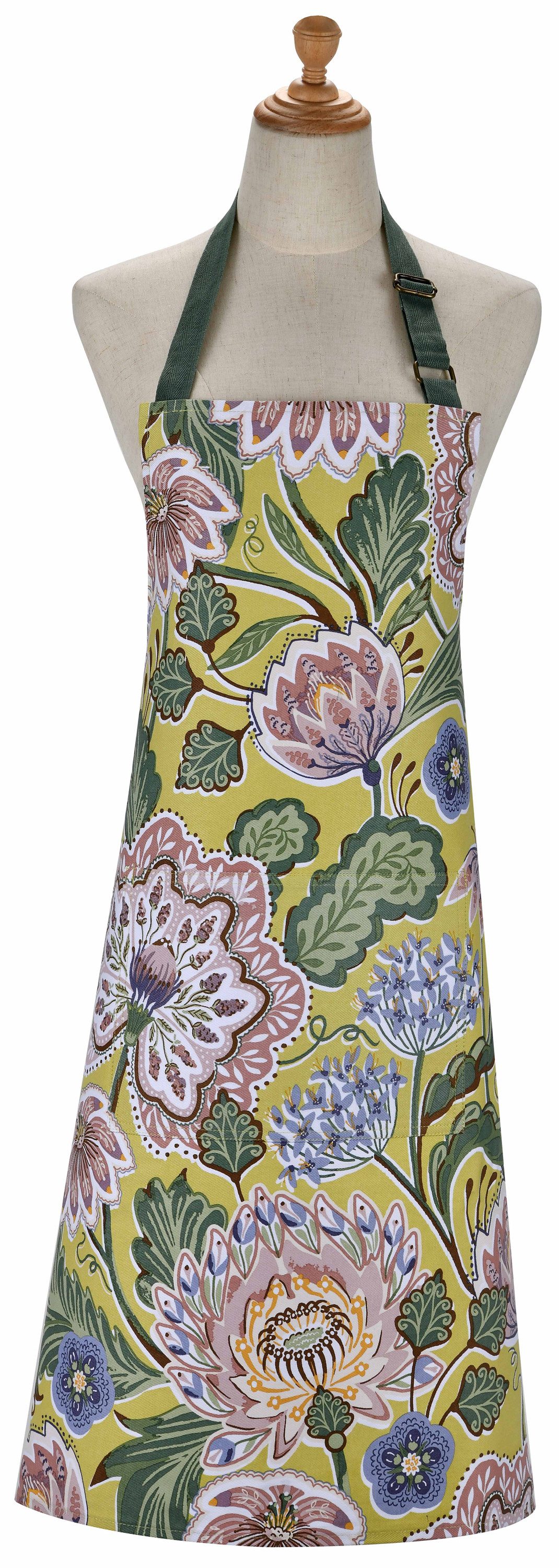 Ulster Weavers Kochschürze Emmeline, (1-tlg., 1-teilig), Küchenschürze Nackenband aufgesetzte Tasche ca.70x85cm Baumwolle