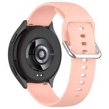 Wigento Smartwatch-Armband Für Xiaomi Watch 2 hochwertiges Silikon Armband Metallschnalle Größe L
