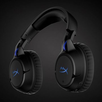 HyperX Cloud Flight Wireless Black/Blue für PlayStation Gaming-Headset (Mikrofon abnehmbar, Rauschunterdrückung, Wireless)