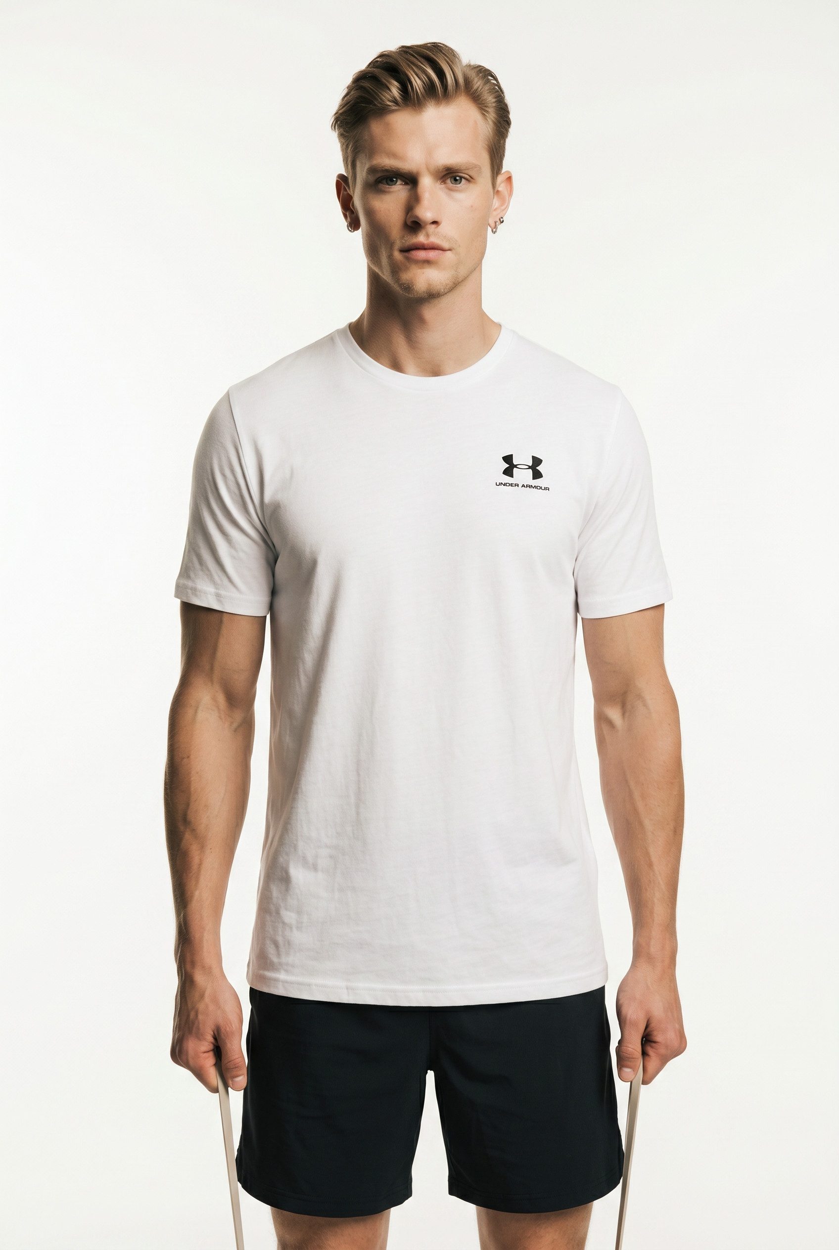 Under Armour® T-Shirt UA M SPORTSTYLE LC SS Kurzarm, für sportliche Aktivitäten und Freizeit, Rundhalsausschnitt