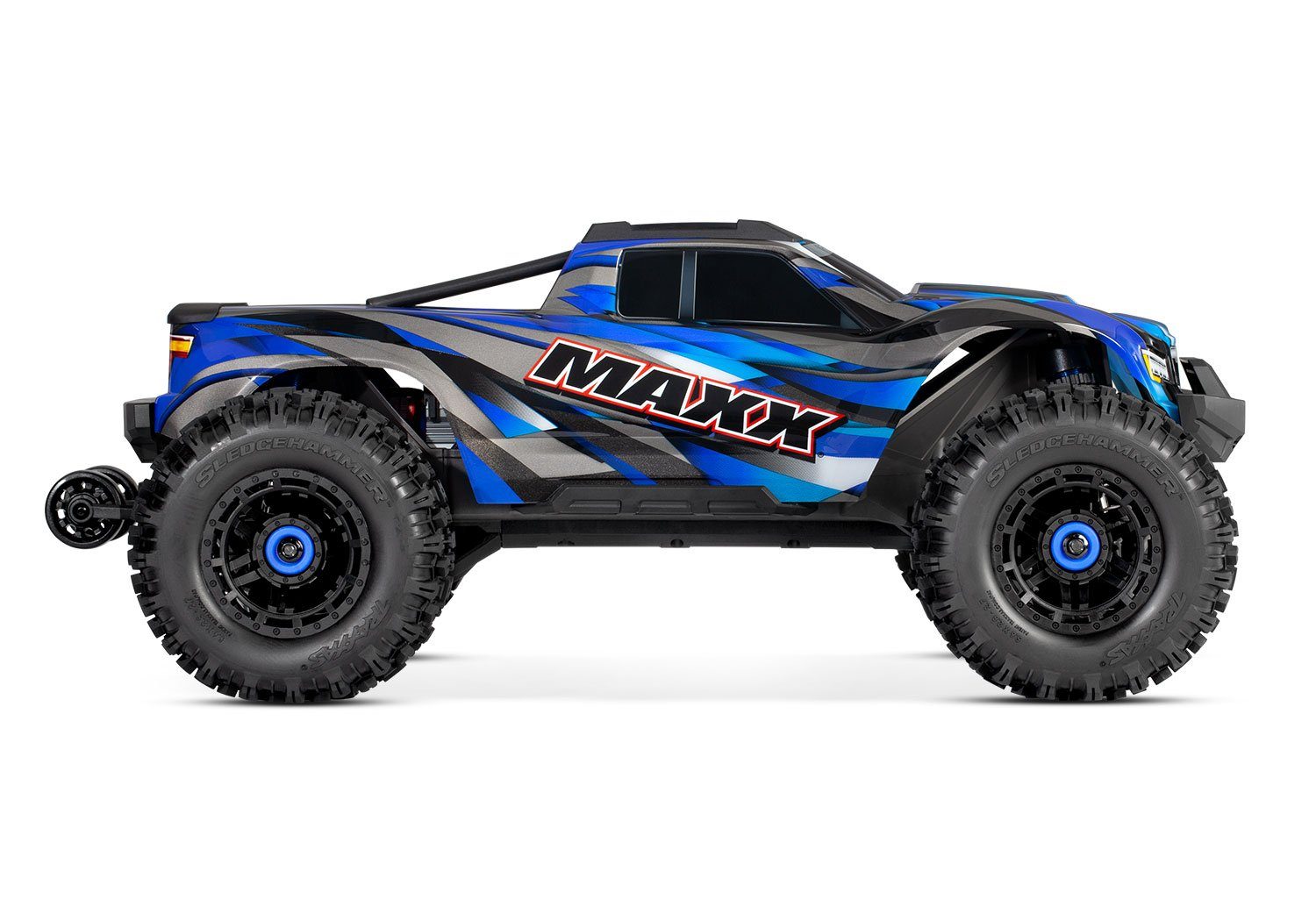 Traxxas RC-Buggy Traxxas 1:10 Wide MAXX RTR TSM SR VXL 4S Brushless Monstertruck blau