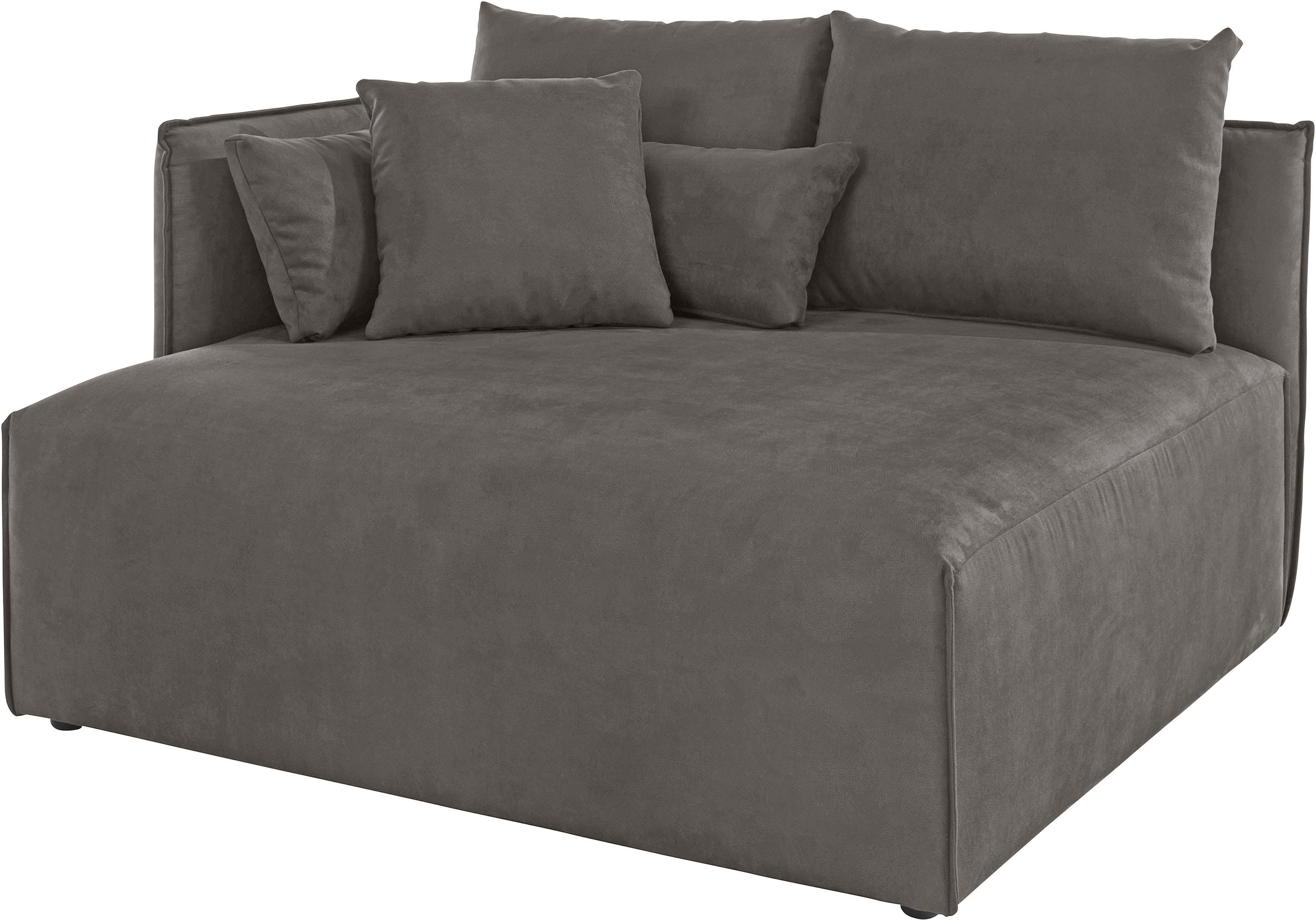 OTTO home Ottomane Nöre, kurzes Lounge-Modul - zum Zusammenstellen, Breite 138 cm, Tiefe 128 cm