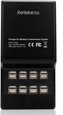 Retekess TT002 USB-Ladestation,Tragbar USB-Ports,für Wireless Tour Guide System USB-Ladegerät