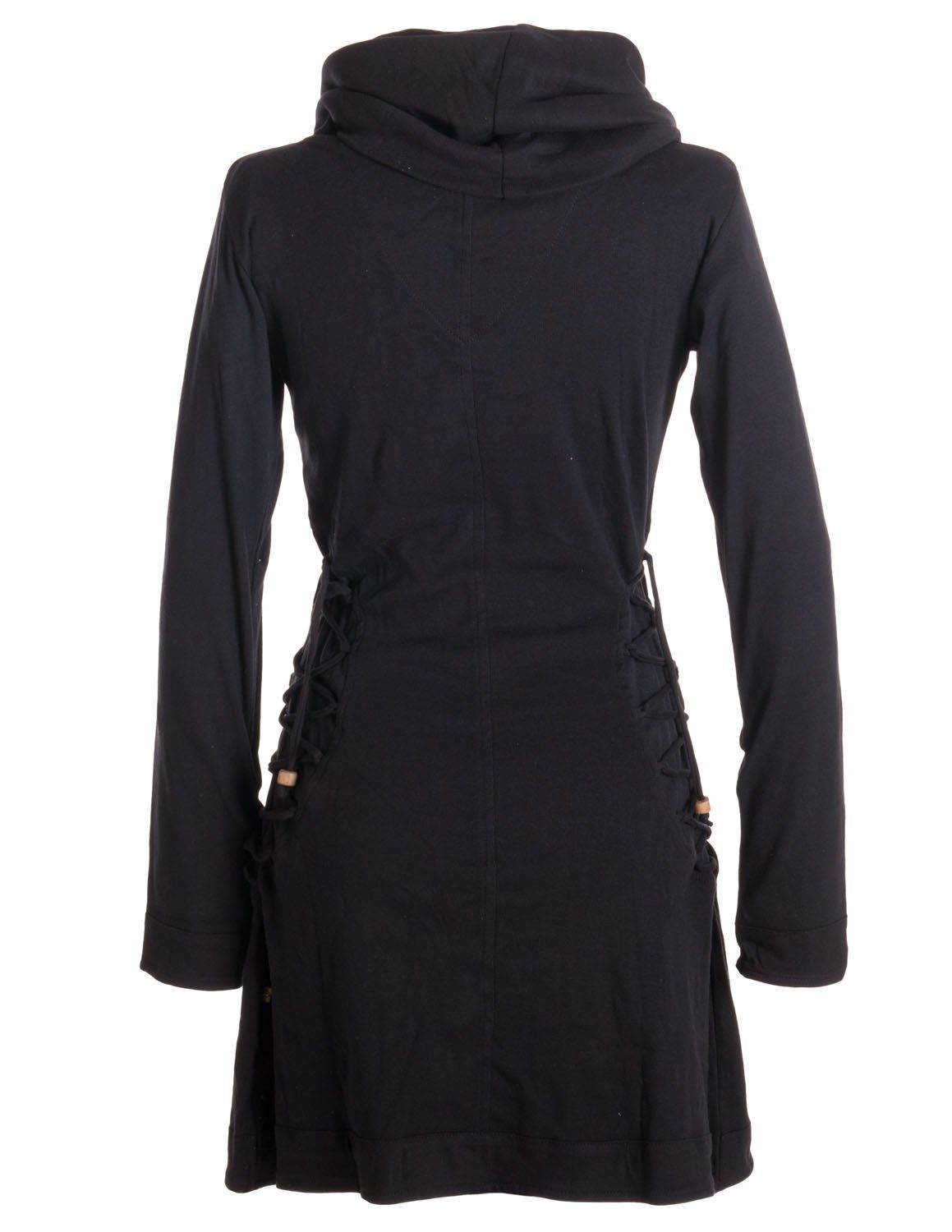 Vishes Jerseykleid Kleid mit langem Kapuzenkragen günstig online kaufen