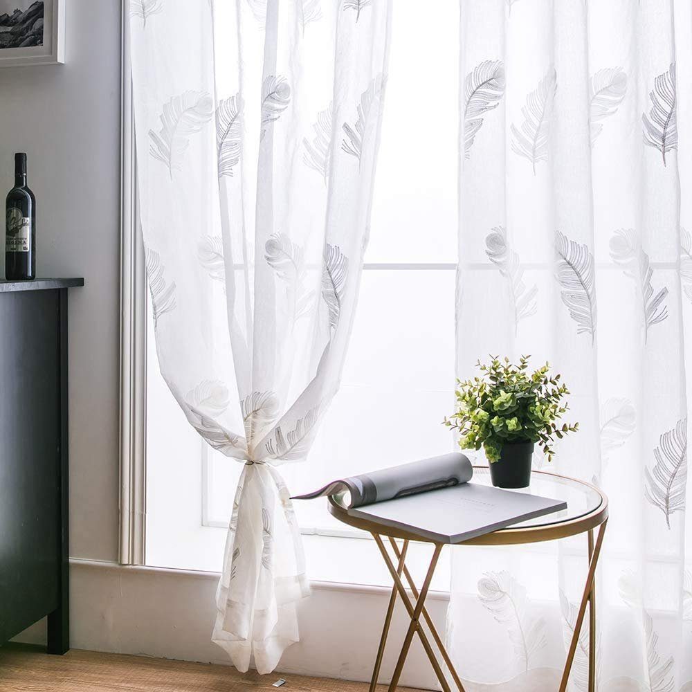 BYSURE Vorhang, Ösen (2 St), transparent, günstig online kaufen